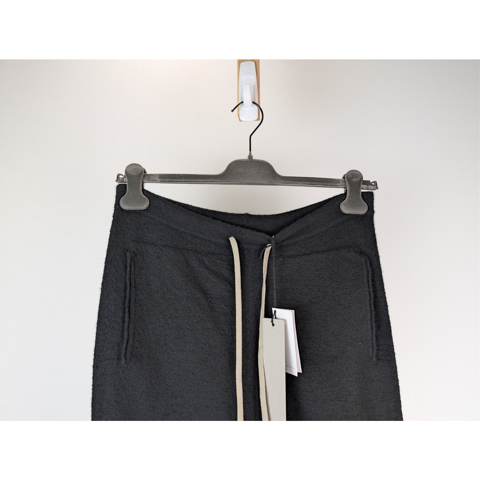 Rick Owens o1rshd1 Drawstring-Waist Track Pants in Black Size US 32 / EU 48 - 3 Thumbnail