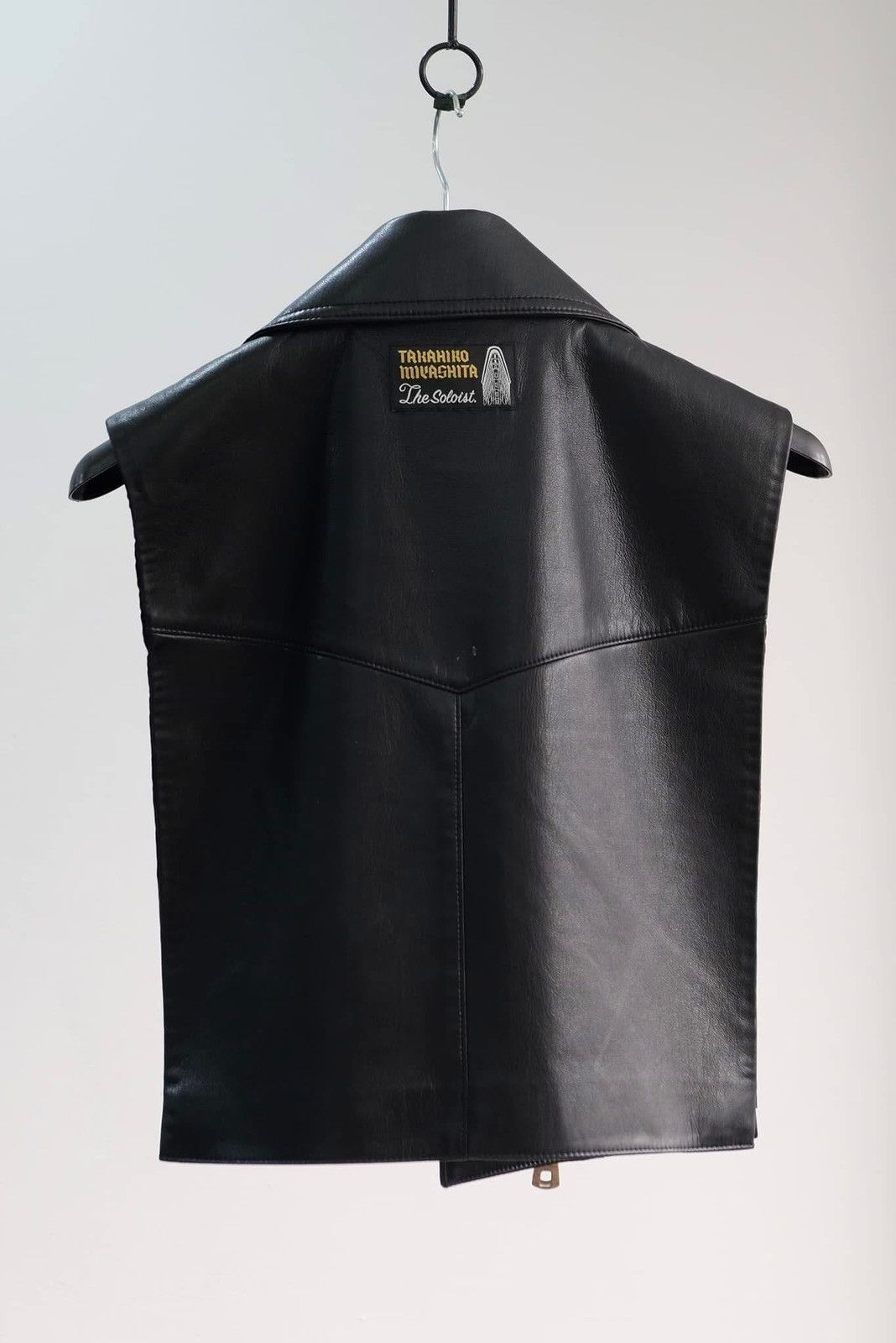 Takahiromiyashita The Soloist. Takahiromiyashita The Soloist Zipped Biker Vest SS23 Size 46R - 2 Thumbnail