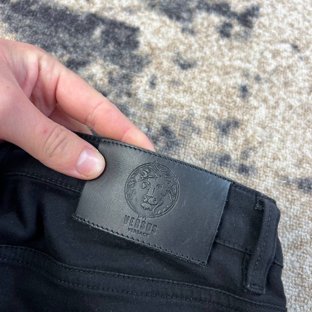 Versus Versace Versace Versus Luxury Black Skinny Fit Denim Jeans Size 30" / US 8 / IT 44 - 5 Thumbnail