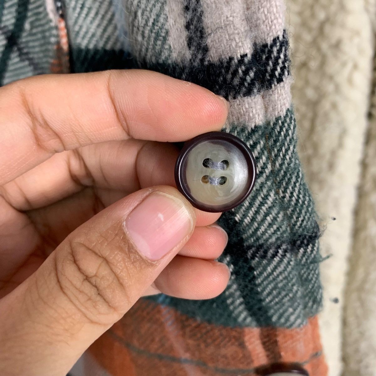 Vintage ACTIVE SCENE Outdoor Wear Check Flannel Jacket #2836-C128 Size US M / EU 48-50 / 2 - 10 Thumbnail