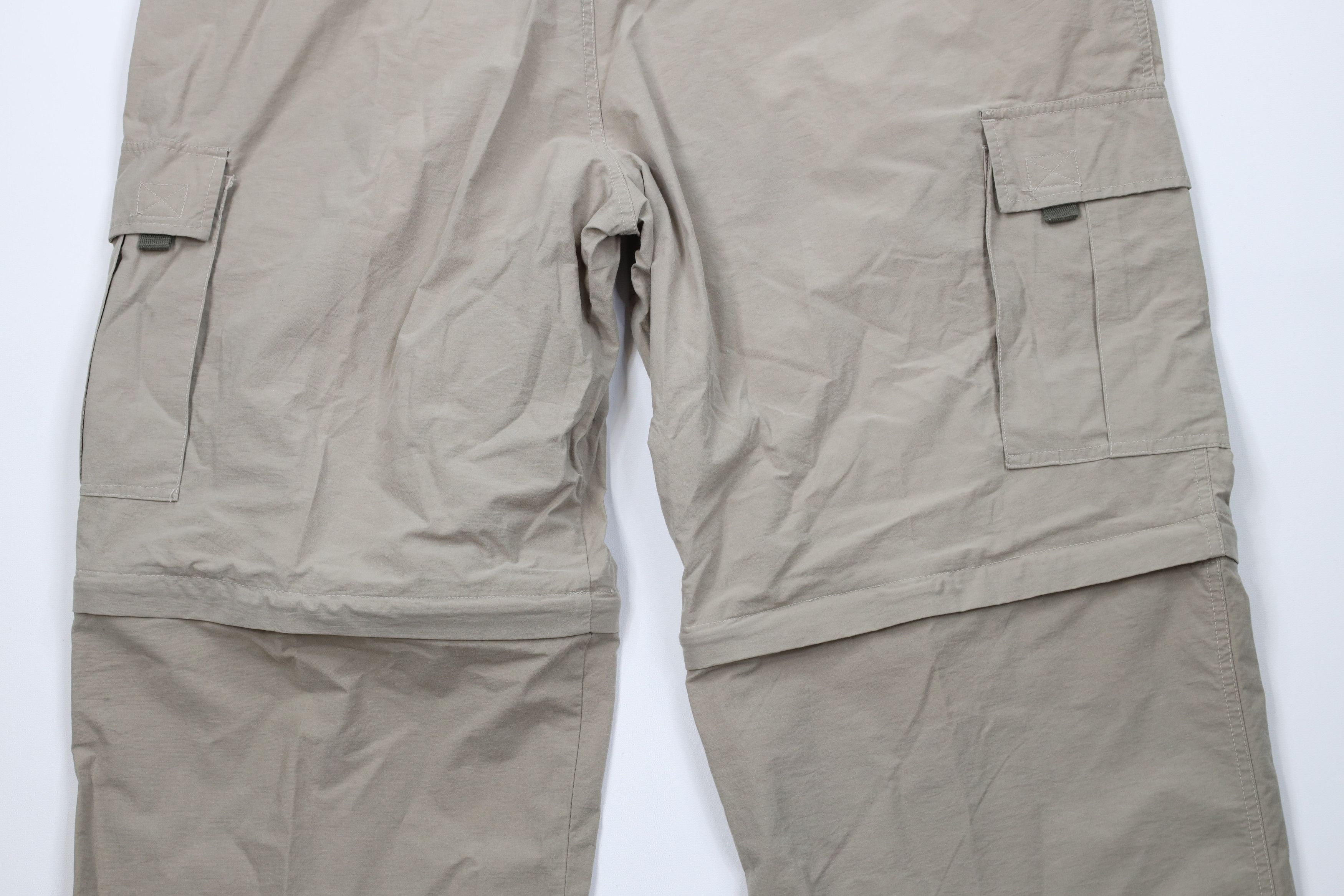 Vintage Vintage 90s Streetwear Wide Leg Cargo Pants Shorts Beige Size US 38 / EU 54 - 11 Thumbnail