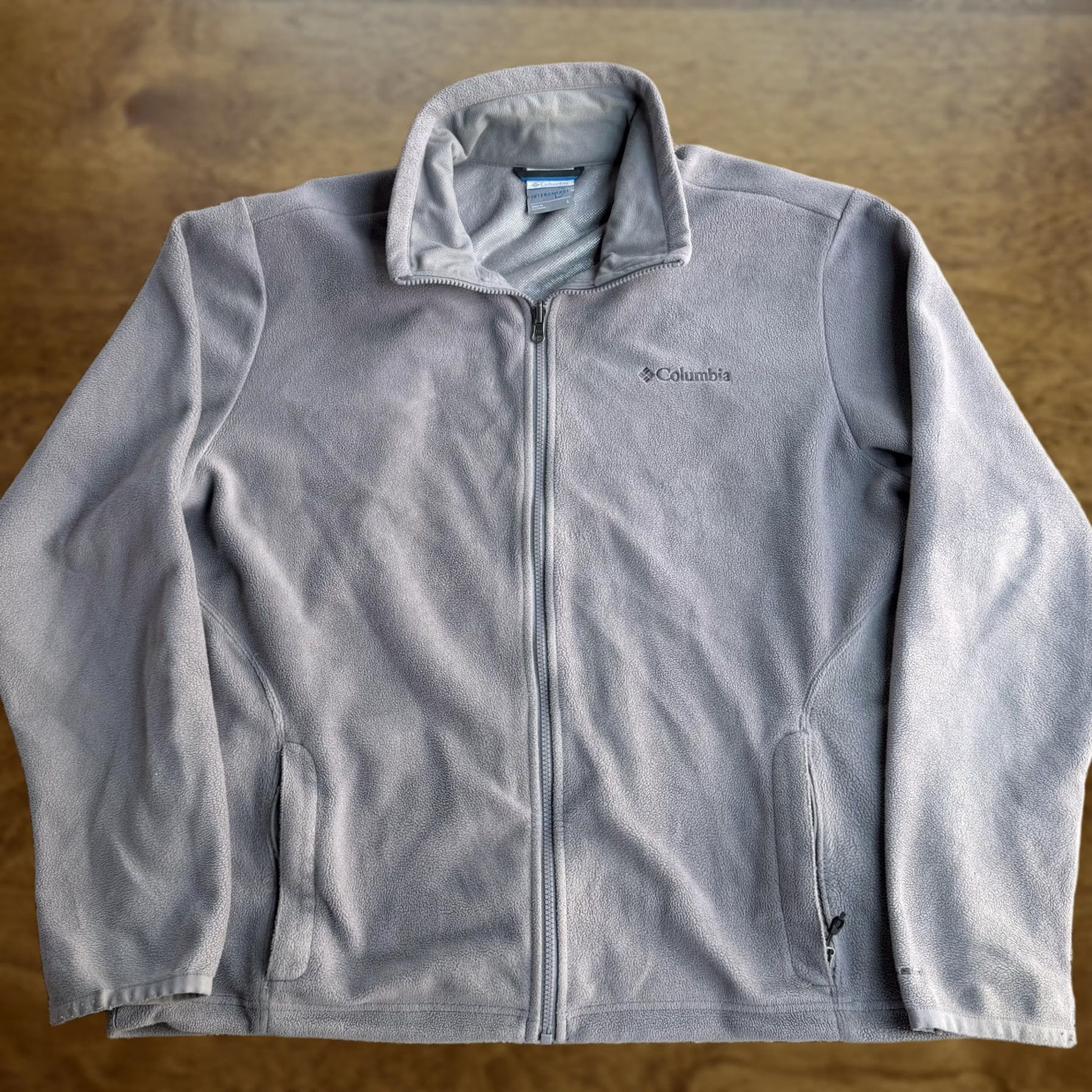 Vintage Columbia Jacket Mens Large Gray Fleece Full Zip Interchange Liner Outdoor Hiking Size US L / EU 52-54 / 3 - 1 Thumbnail