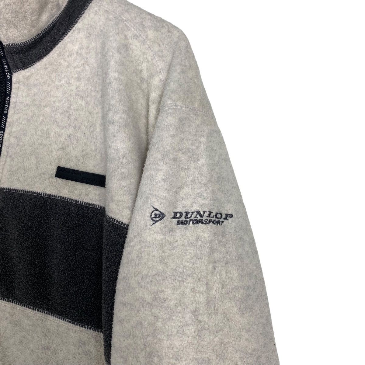 Dunlop × Japanese Brand × Vintage Vintage Dunlop fleece zipper jacket Size US L / EU 52-54 / 3 - 6 Thumbnail