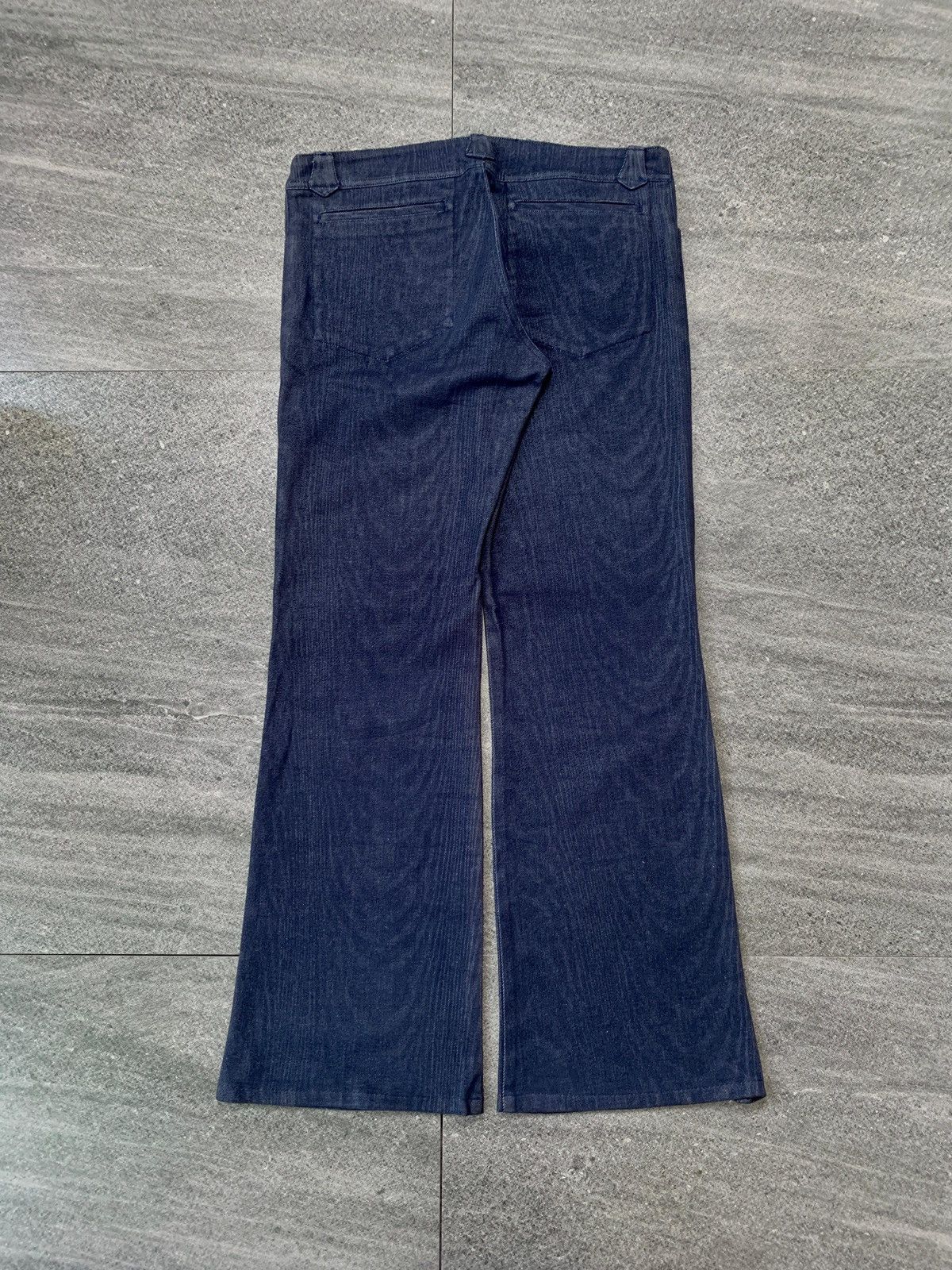 Lad Musician FREE TAX! F/W 2001 Wood Printed Flared Pants - 32 Size US 32 / EU 48 - 7 Thumbnail