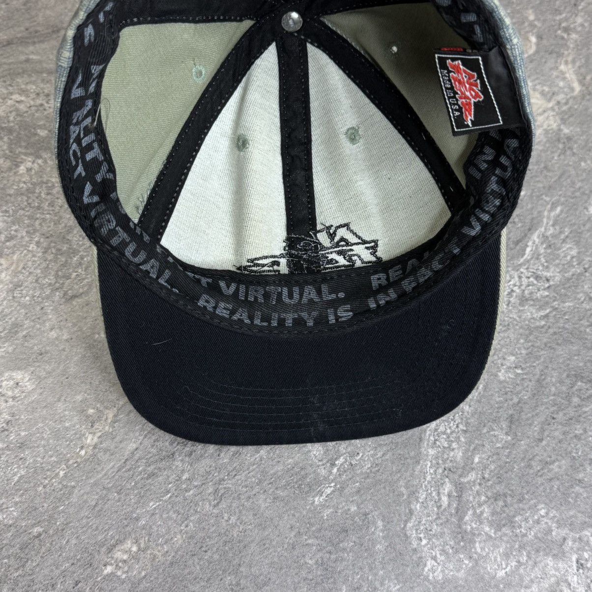No Fear Vintage No Fear Cap Made in USA y2k hat 90s streetwear Size ONE SIZE - 7 Thumbnail
