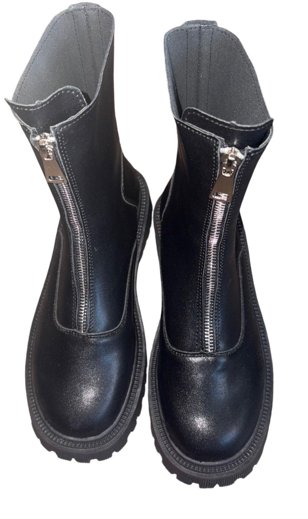 Vintage Vintage Punk Zipper Combat Boots Size US 6 / IT 36 - 5 Thumbnail