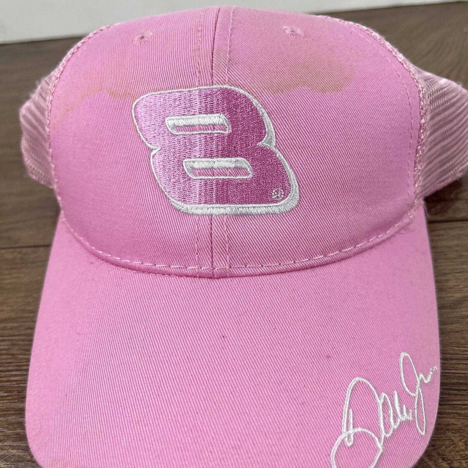Other Dale Earnhardt Jr 8 Hat Snapback Hat Pink Hat Adjustable Pin Size ONE SIZE - 7 Thumbnail