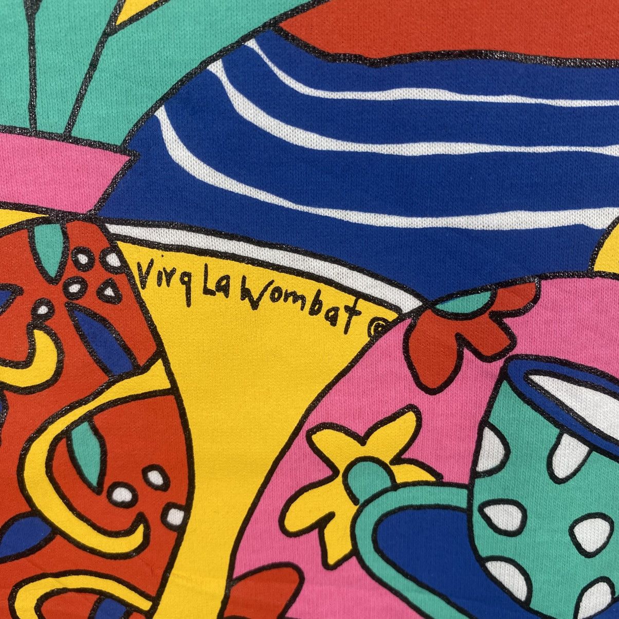 Vintage Bnwt Vintage 90's VIVA LA WOMBAT Australia Oiso ArtTee Shirt Size US L / EU 52-54 / 3 - 3 Thumbnail