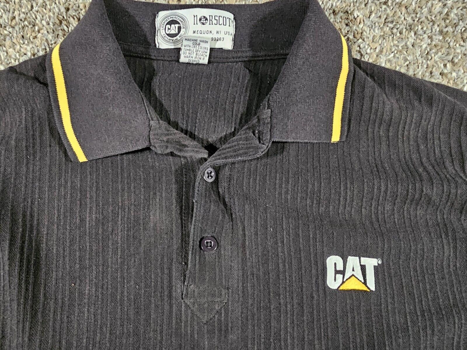 Designer Caterpillar CAT Norscot Mequon WI black XXL polo shirt Size US XXL / EU 58 / 5 - 2 Thumbnail
