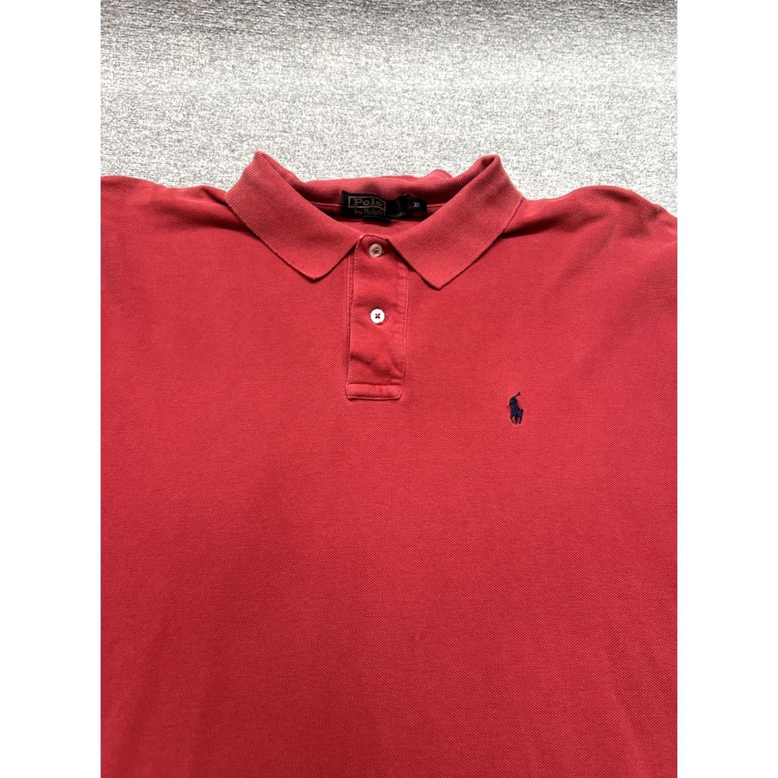 Polo Ralph Lauren Polo Ralph Lauren Polo Shirt Men XL Red Short Sleeve Pony Logo Vintage No Size US XL / EU 56 / 4 - 2 Thumbnail
