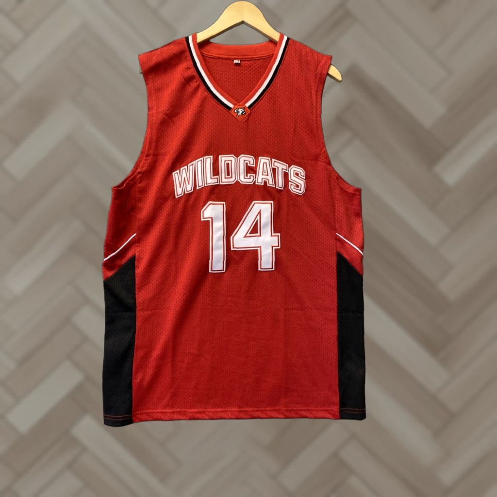 Vintage VINTAGE Red Wildcats Basketball Jersey XL Red Number 14 /0547 Size US XL / EU 56 / 4 - 1 Thumbnail