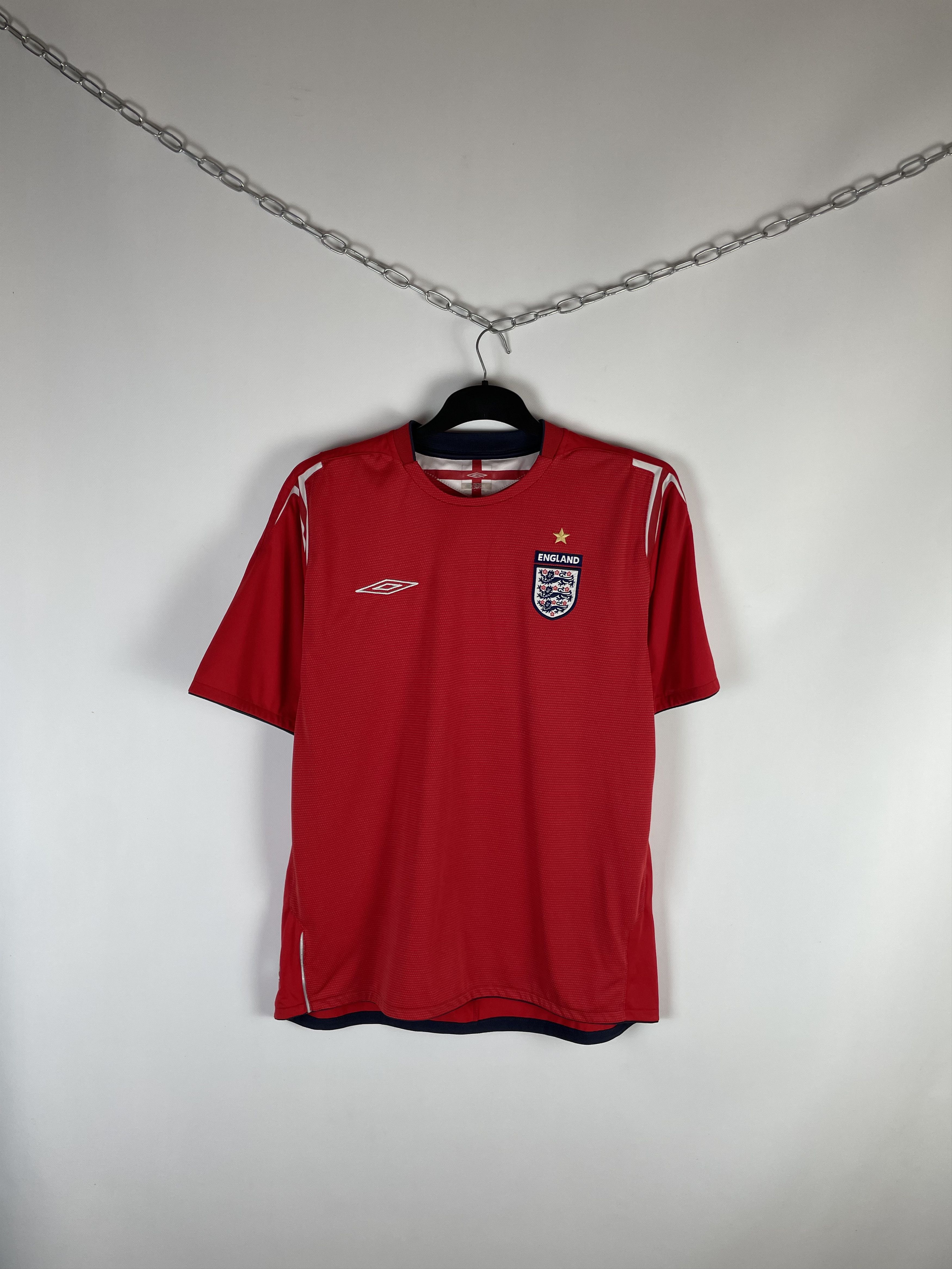 Umbro Vintage Umbro England Jersey Size US XL / EU 56 / 4 - 1 Thumbnail