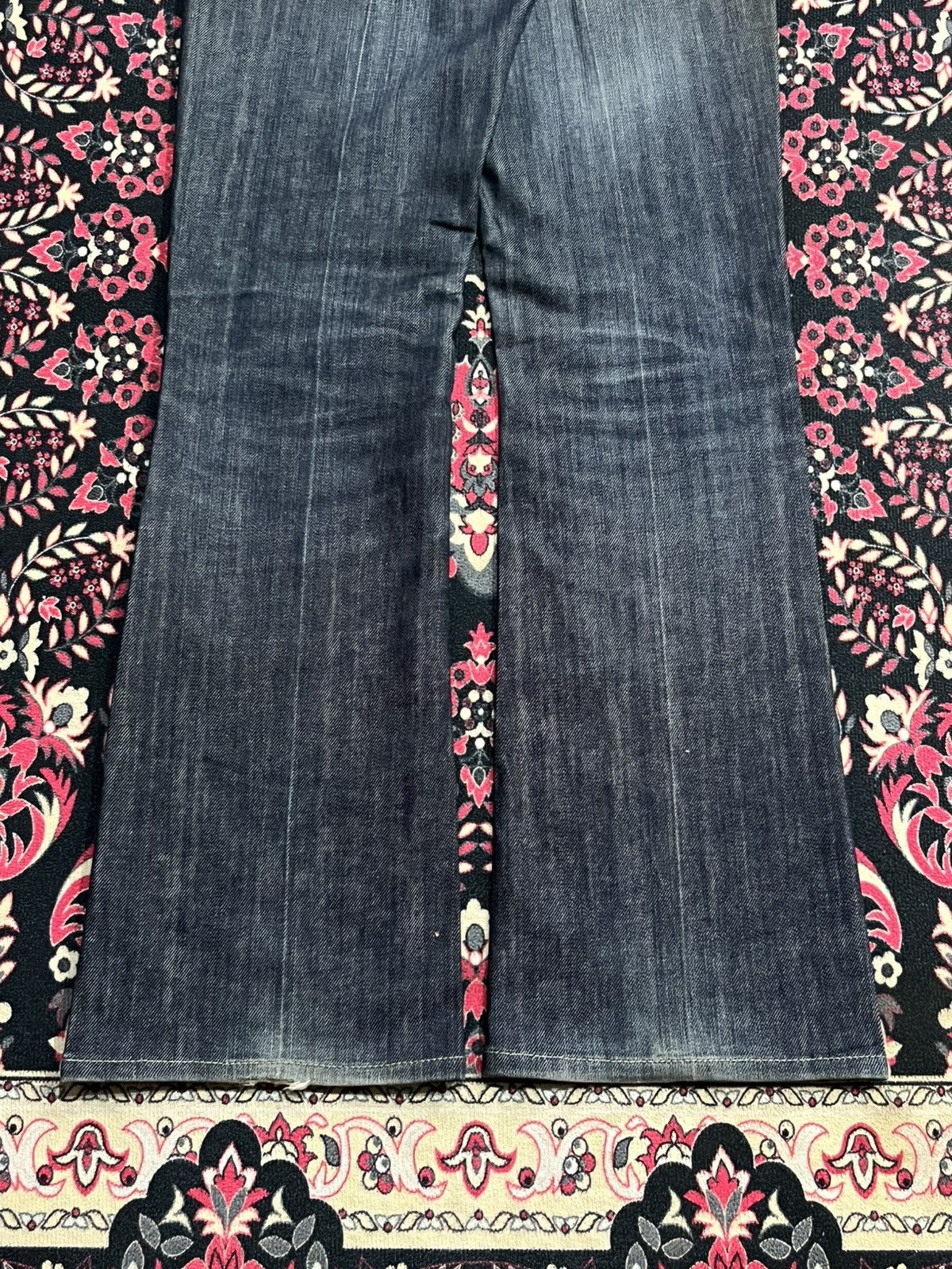 7 For All Mankind 7 For All Mankind Dark Blue Washed Flare Jeans Size 26" / US 2 / IT 38 - 10 Thumbnail