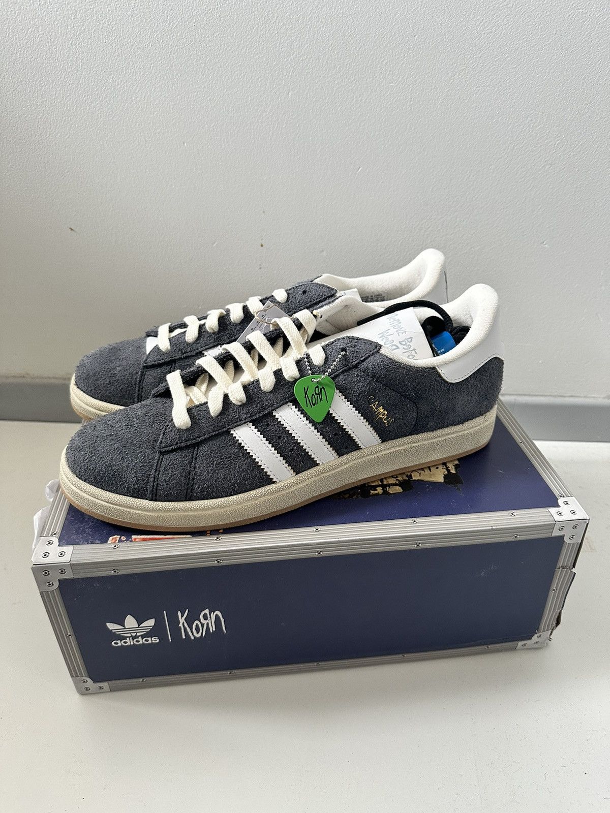 image of Adidas Korn Campus 00S Shoes in Grey, Men's (Size 11.5)