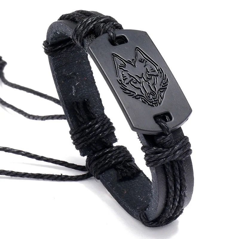 Designer × Vintage Multi-layer Woven Leather Rope Bracelet Size ONE SIZE - 1 Thumbnail