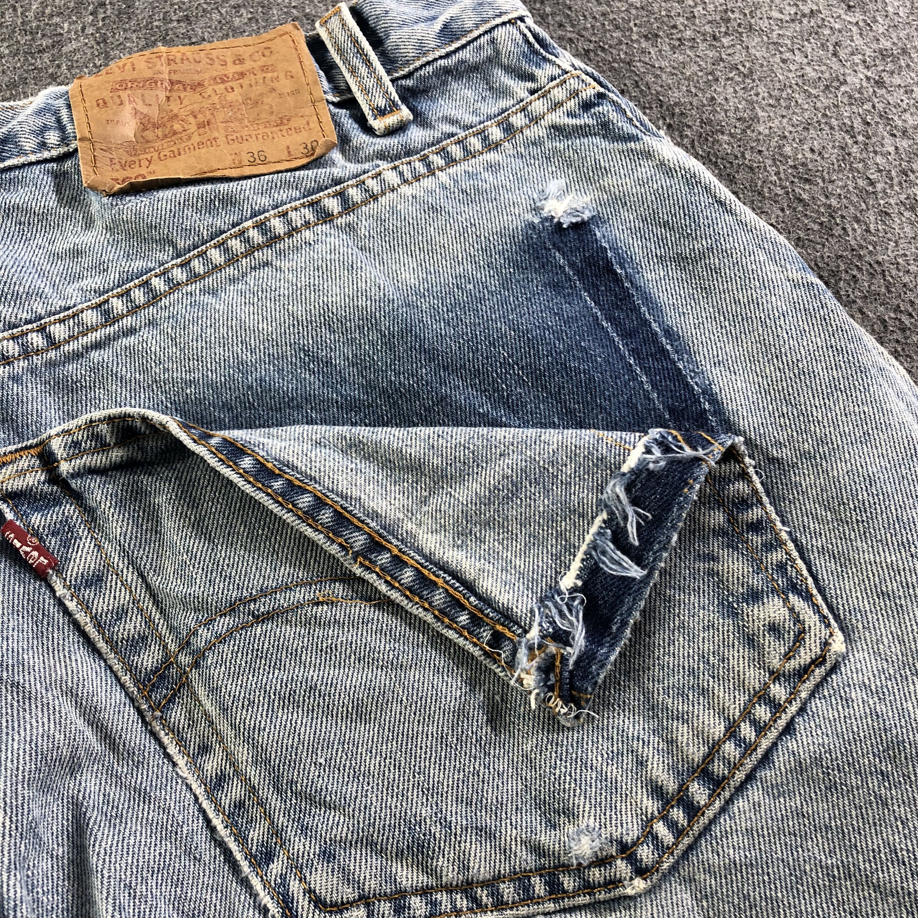 Levi's 90s Vintage Levis 560 Jeans-J3271 Size US 36 / EU 52 - 8 Thumbnail