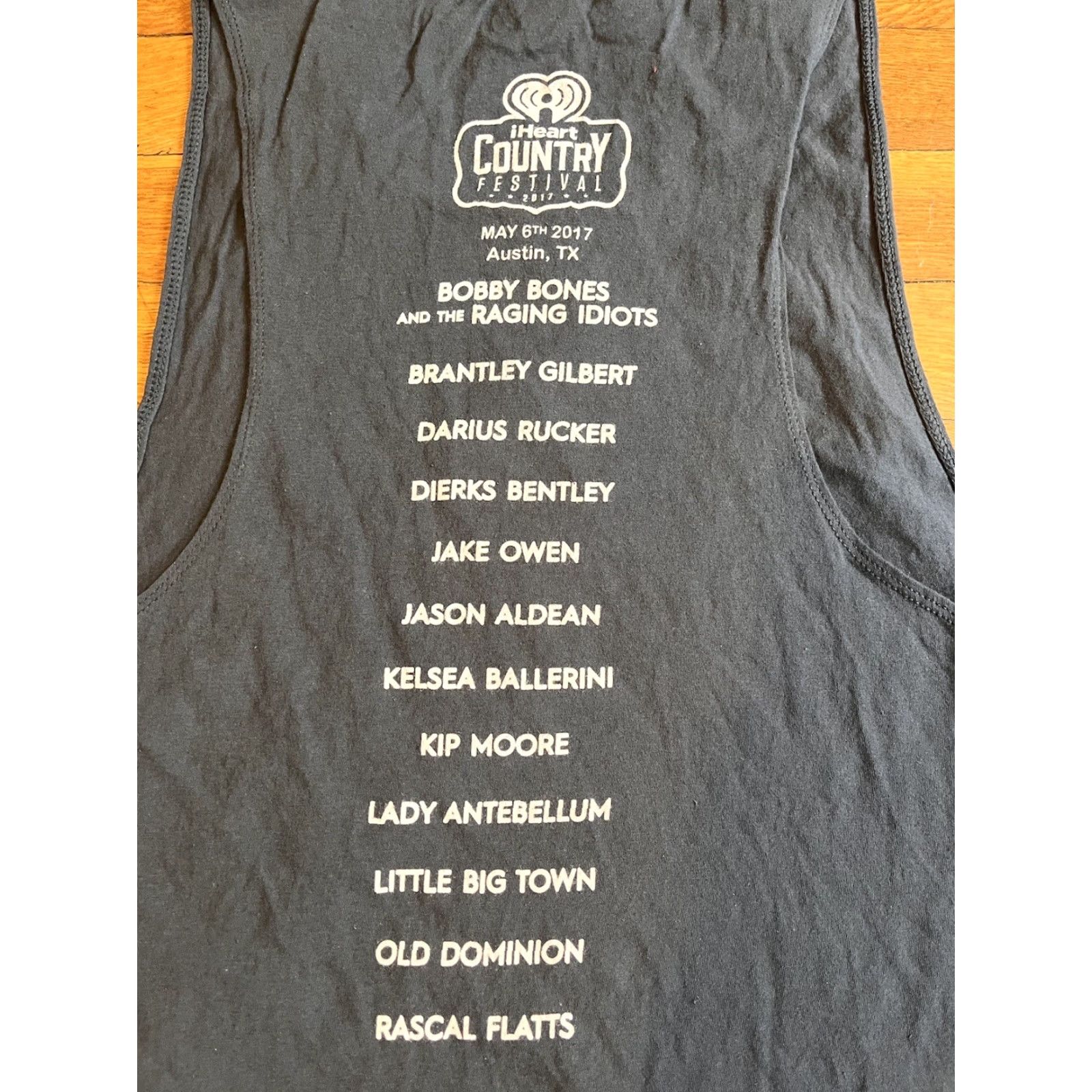 Vintage iHeart Country Festival Tank Women’s Large Black Tank Top Graphic Print Vintage No Size L / US 10 / IT 46 - 6 Thumbnail