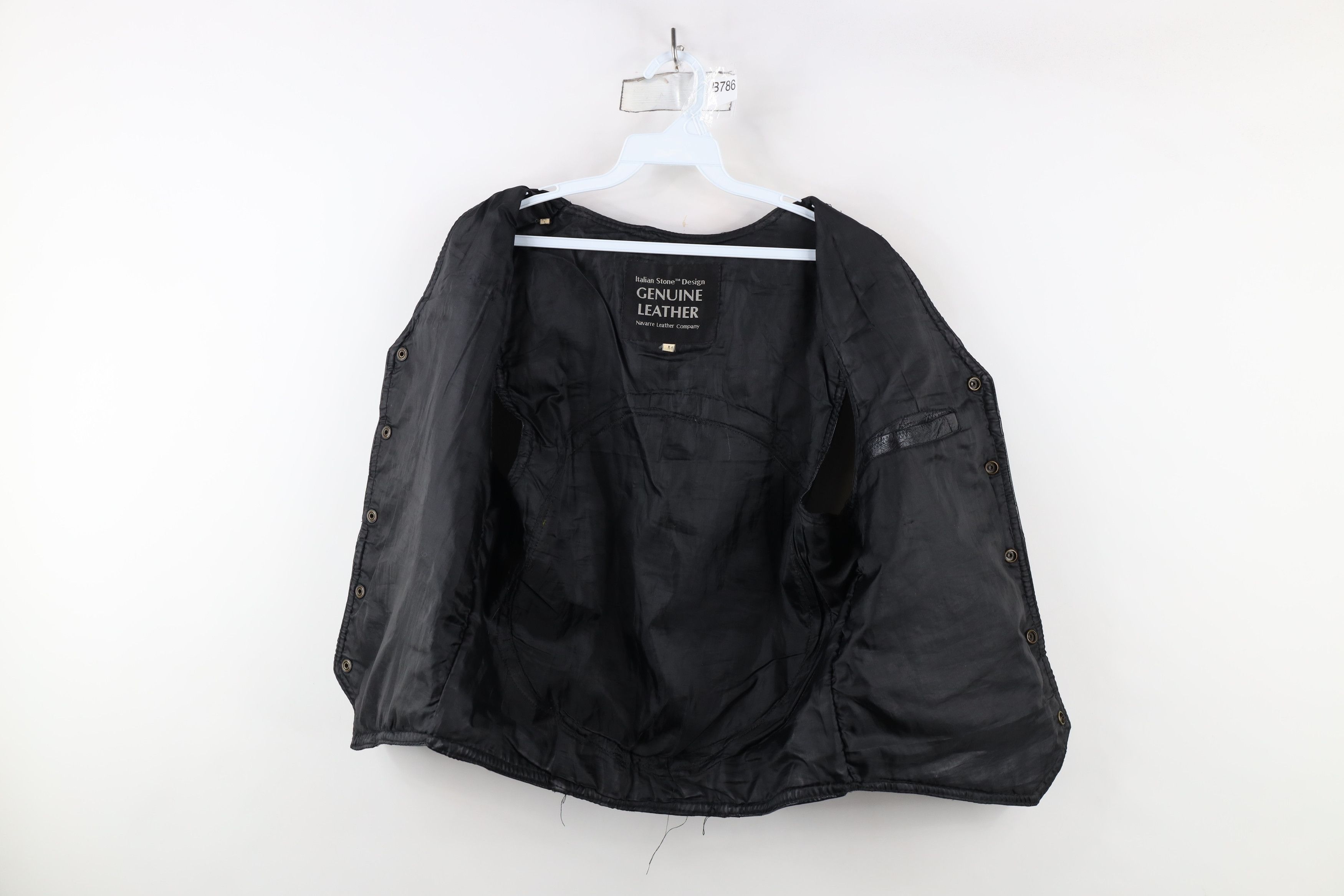 Vintage Vintage 90s Streetwear Patchwork Leather Vest Jacket Black Size US M / EU 48-50 / 2 - 8 Thumbnail