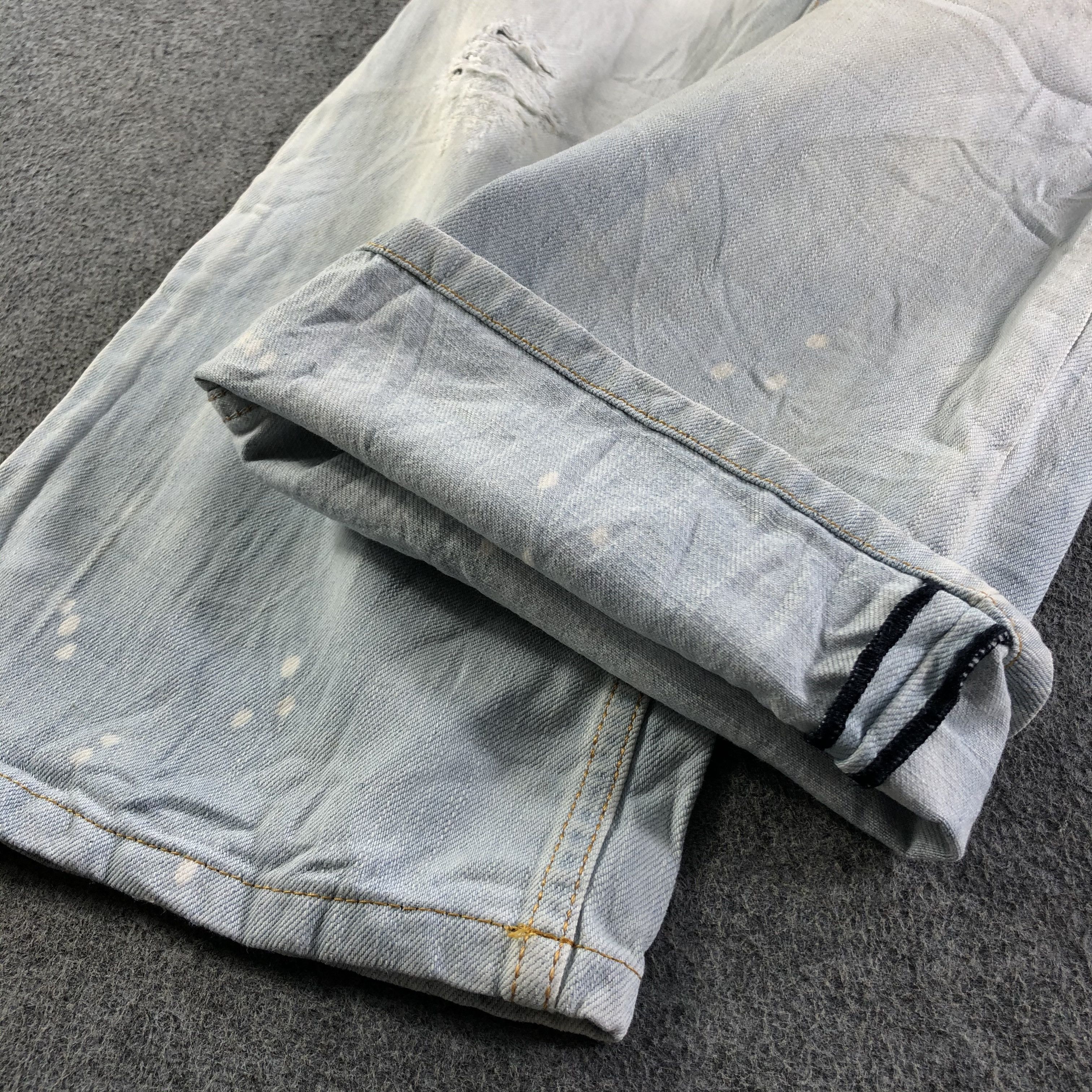 Diesel Vintage Light Wash Diesel Industry Jeans-J3620 Size US 34 / EU 50 - 6 Thumbnail