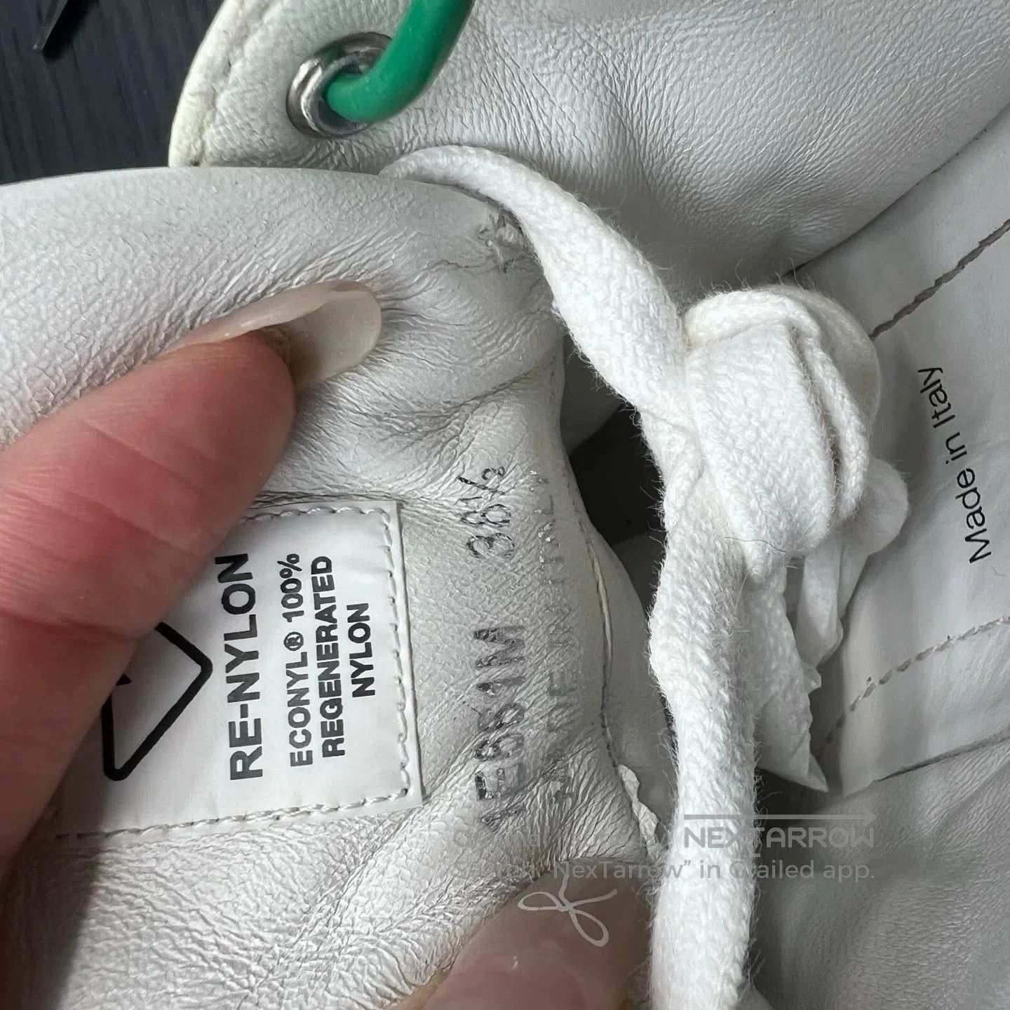 Prada Prada Macro White Sneakers. Size US 5.5 / EU 38 - 8 Thumbnail