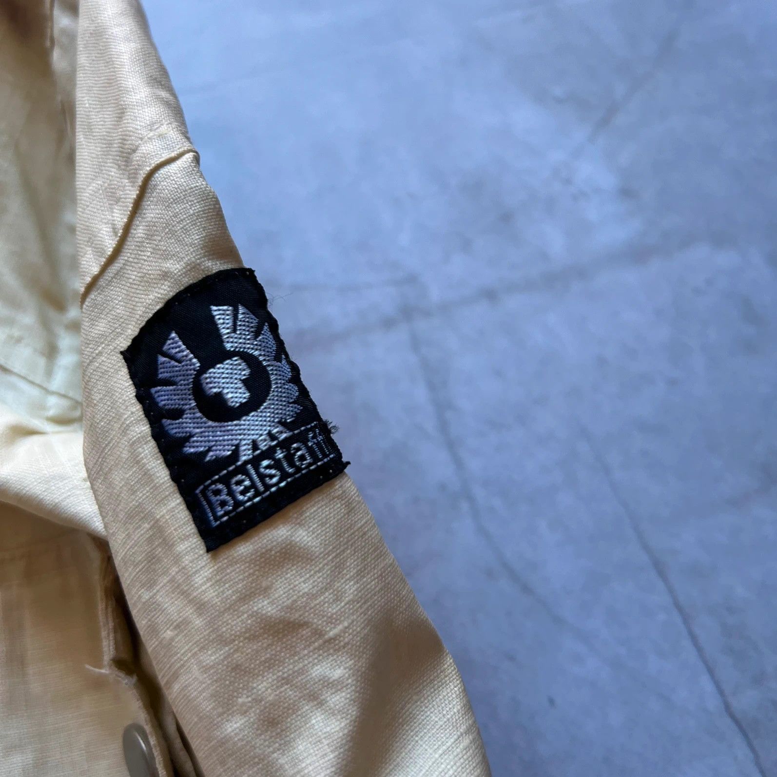 Belstaff vintage Belstaff Bomber jacket coat 90s motorcycle linen Size US M / EU 48-50 / 2 - 5 Thumbnail