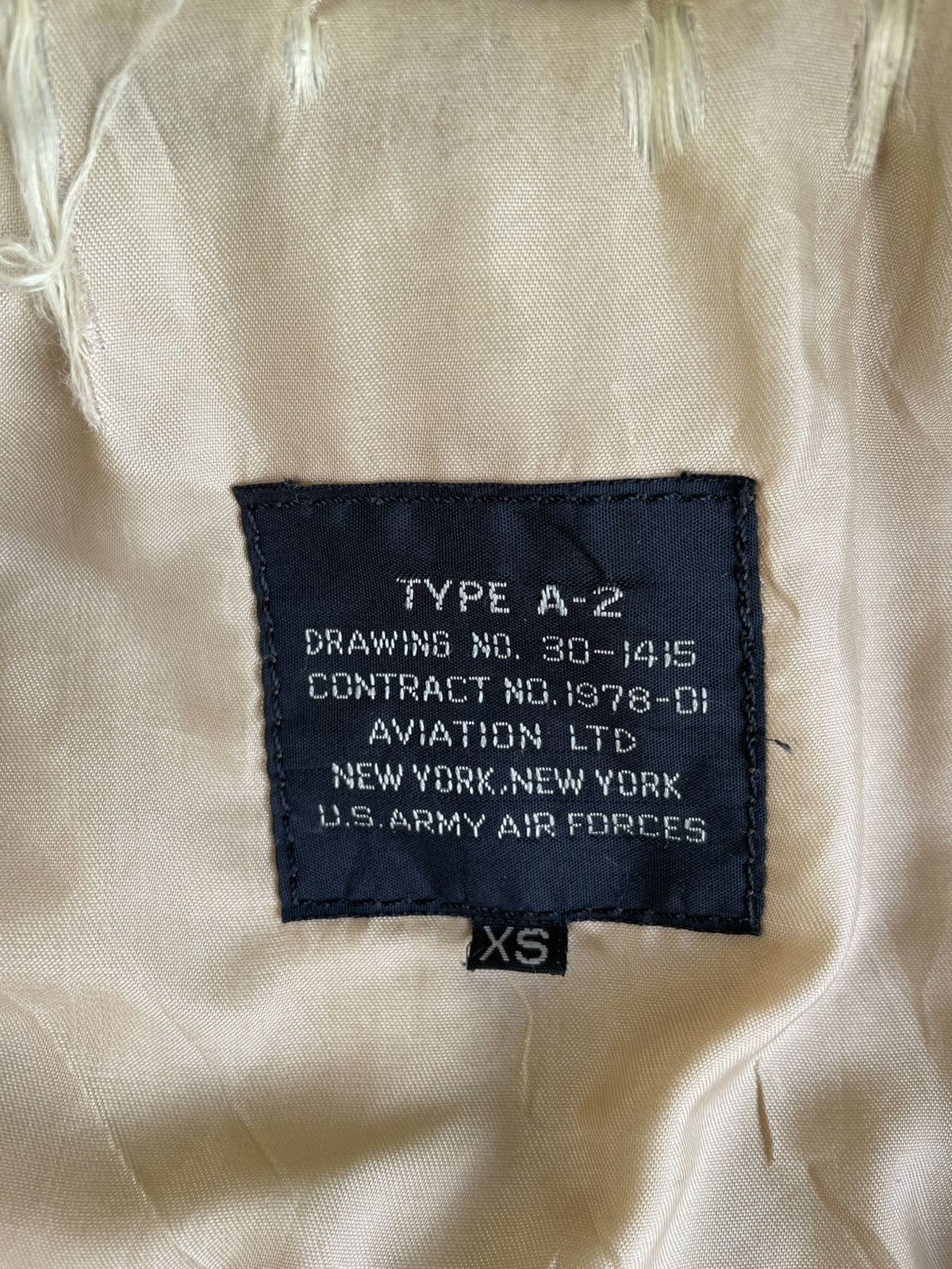 Japanese Brand × Vintage Aviation LTD A-2 Brown Flight Leather Jacket Size US XS / EU 42 / 0 - 6 Thumbnail