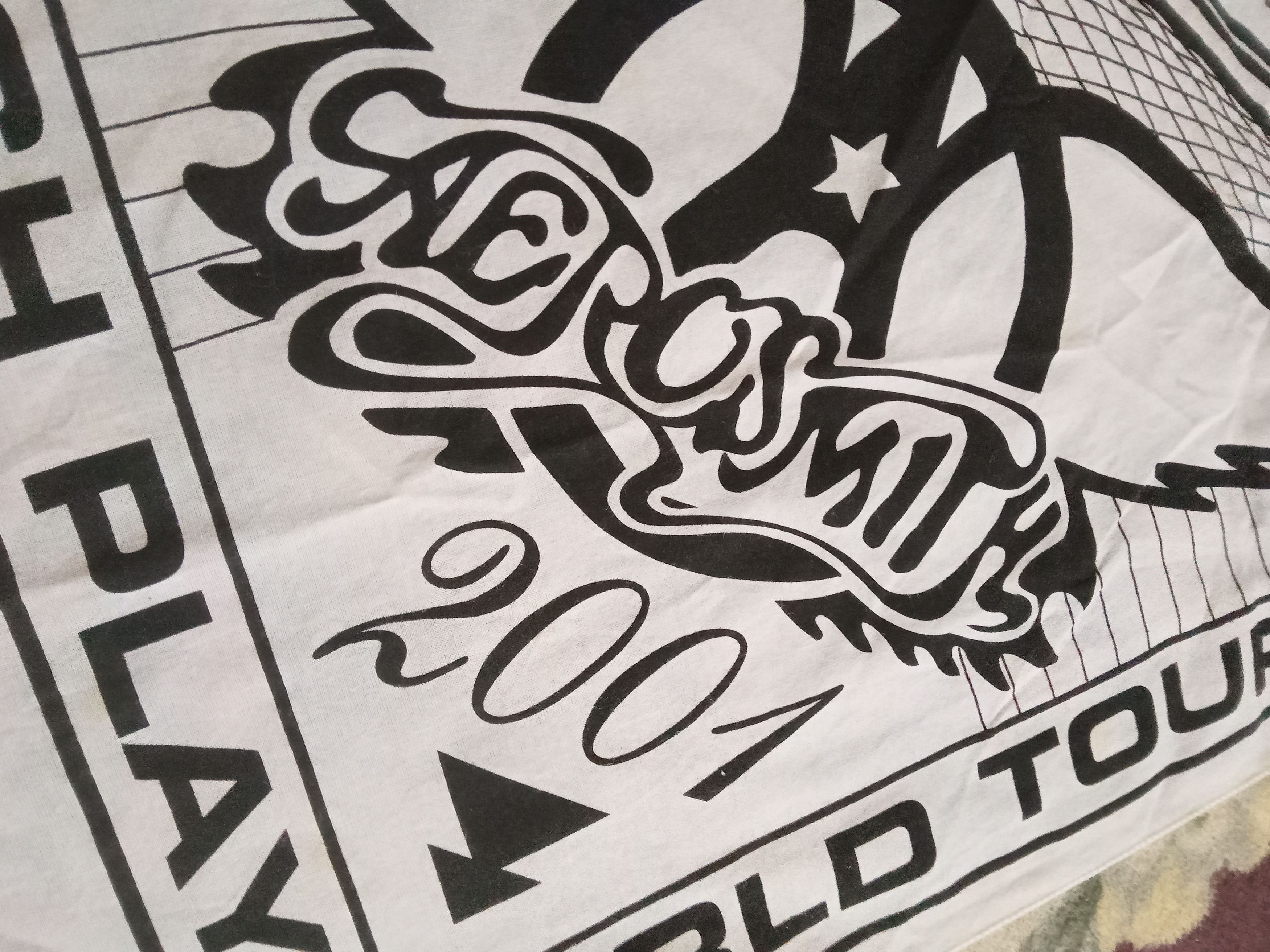 Aerosmith × Vintage Aerosmith World Tour 2001 Bandana / Handkerchief Size ONE SIZE - 3 Thumbnail