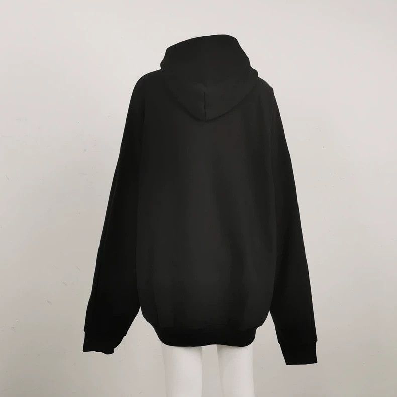 Balenciaga Balenciaga Cotton Plain Hooded Long Sleeve Sweatshirt L Si Size US L / EU 52-54 / 3 - 2 Thumbnail