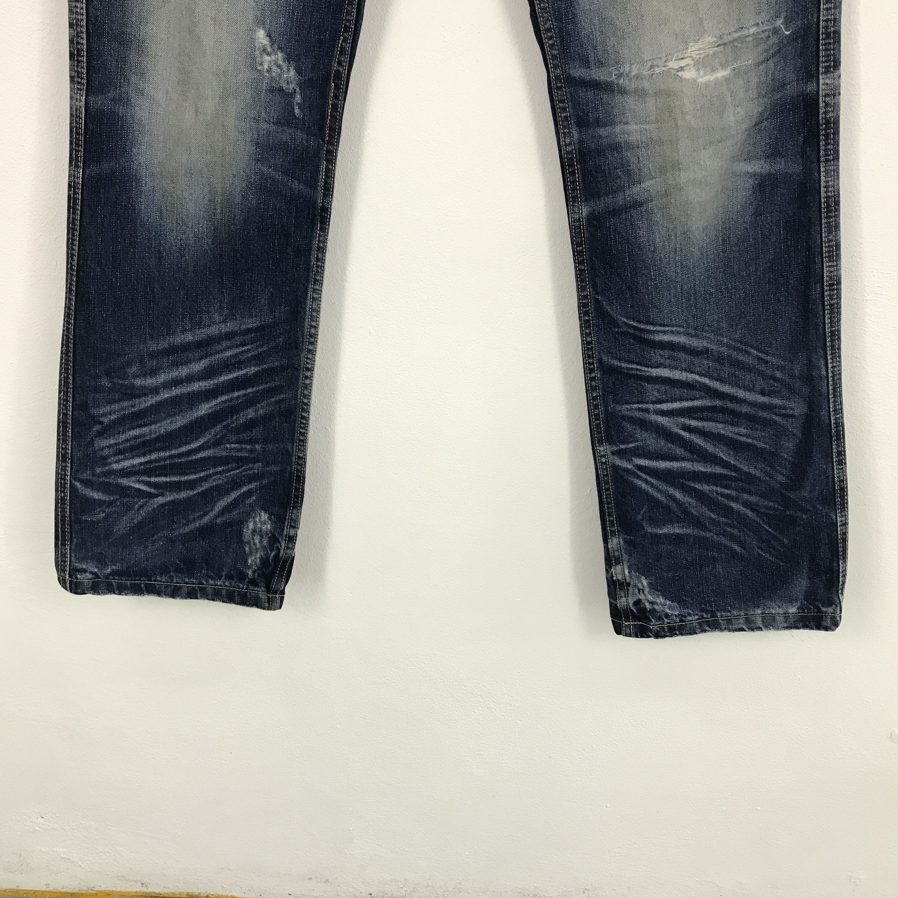 Japanese Brand Rare grazy beopard distressed pocket design pants Size US 34 / EU 50 - 3 Thumbnail