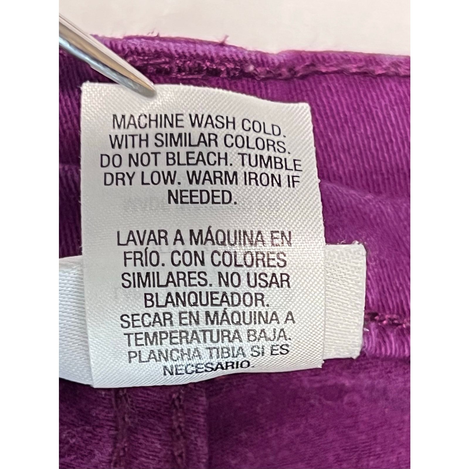 Other Jaclyn Smith Mid Rise Tapered Legs Purple Jeans 14 Ankle Size 36" / US 14 / IT 50 - 10 Thumbnail