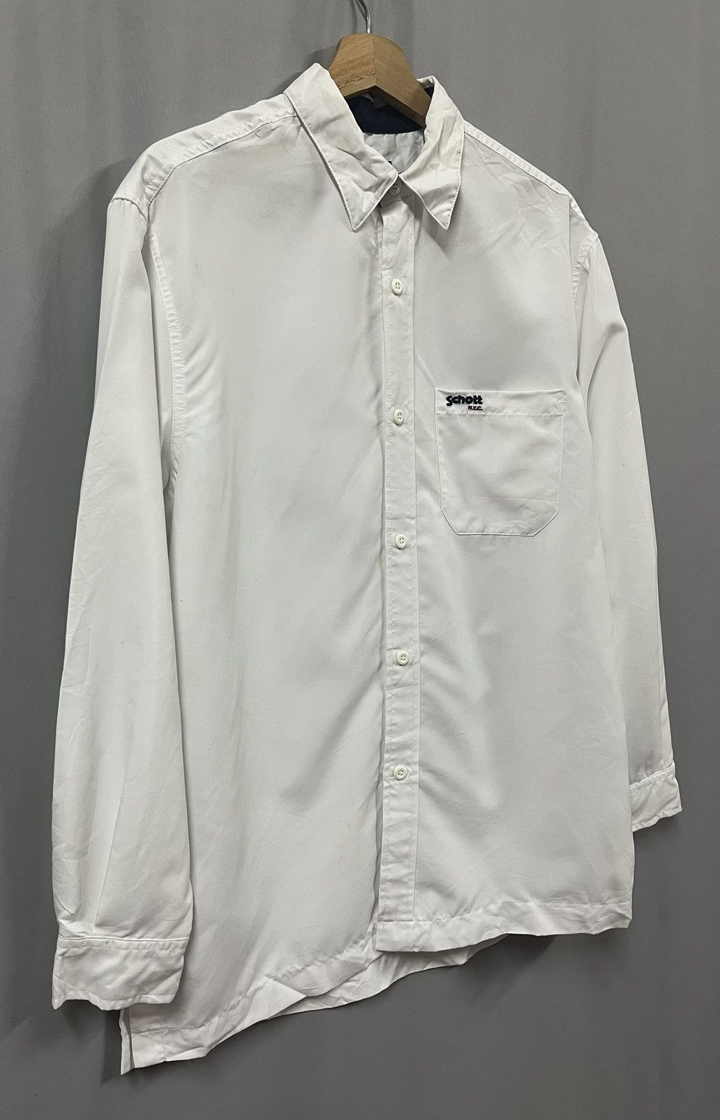 Schott Schott nyc shirt colour white Size US M / EU 48-50 / 2 - 4 Thumbnail