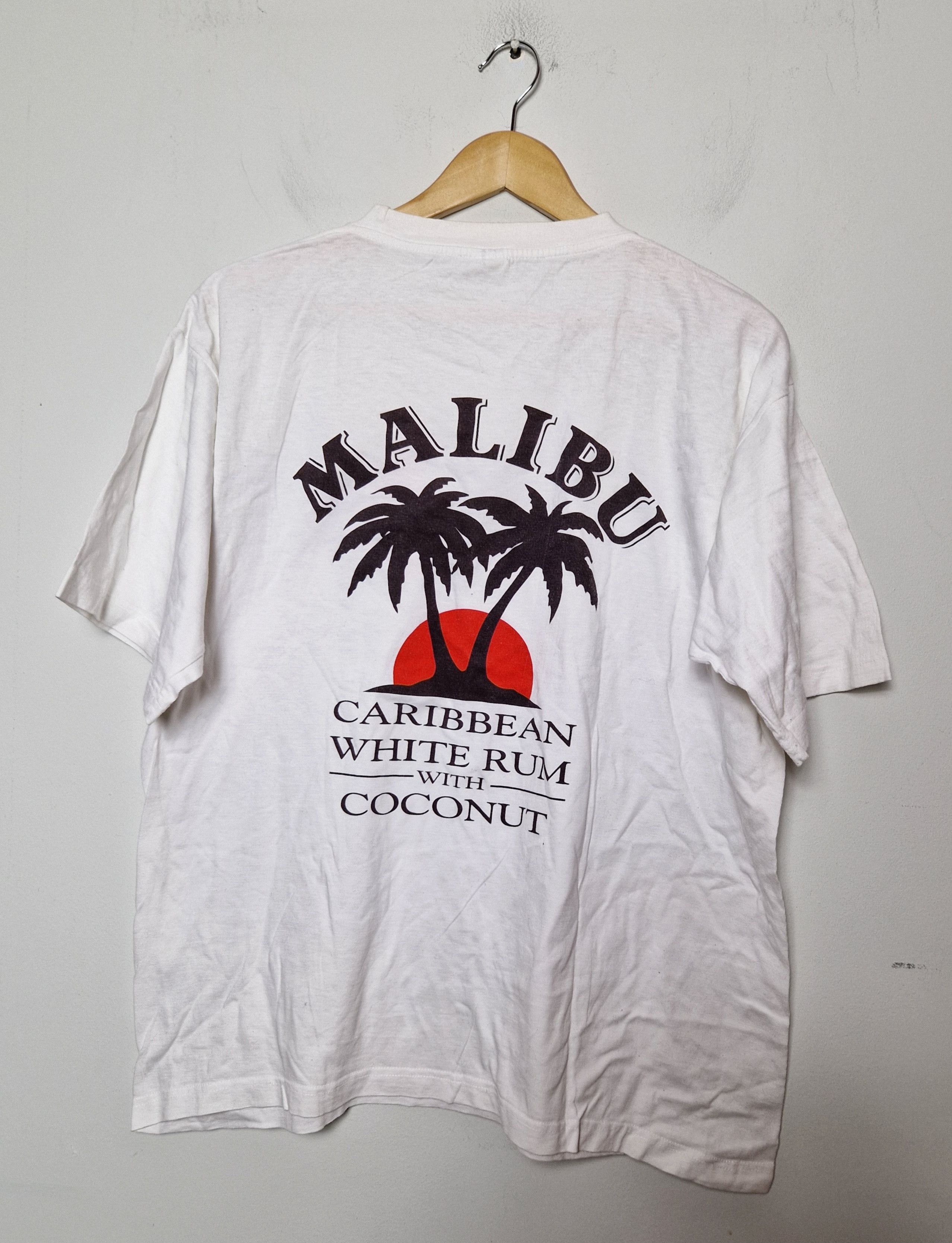 Vintage Malibu Carribean Rum vintage tee Size US L / EU 52-54 / 3 - 1 Thumbnail