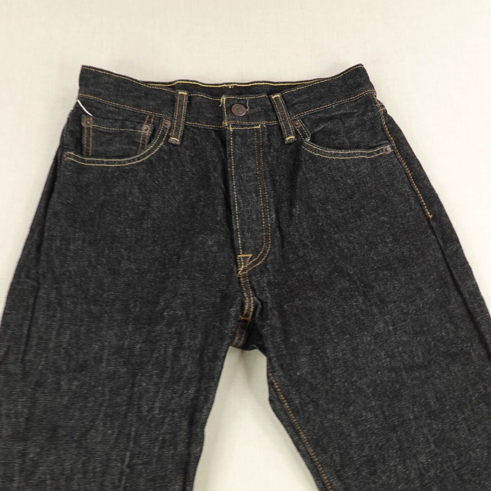 Levi's VINTAGE Levi's 501 Jeans Men 30x26 Straight Leg Dark Denim Cotton Hemmed Size US 27 - 2 Thumbnail