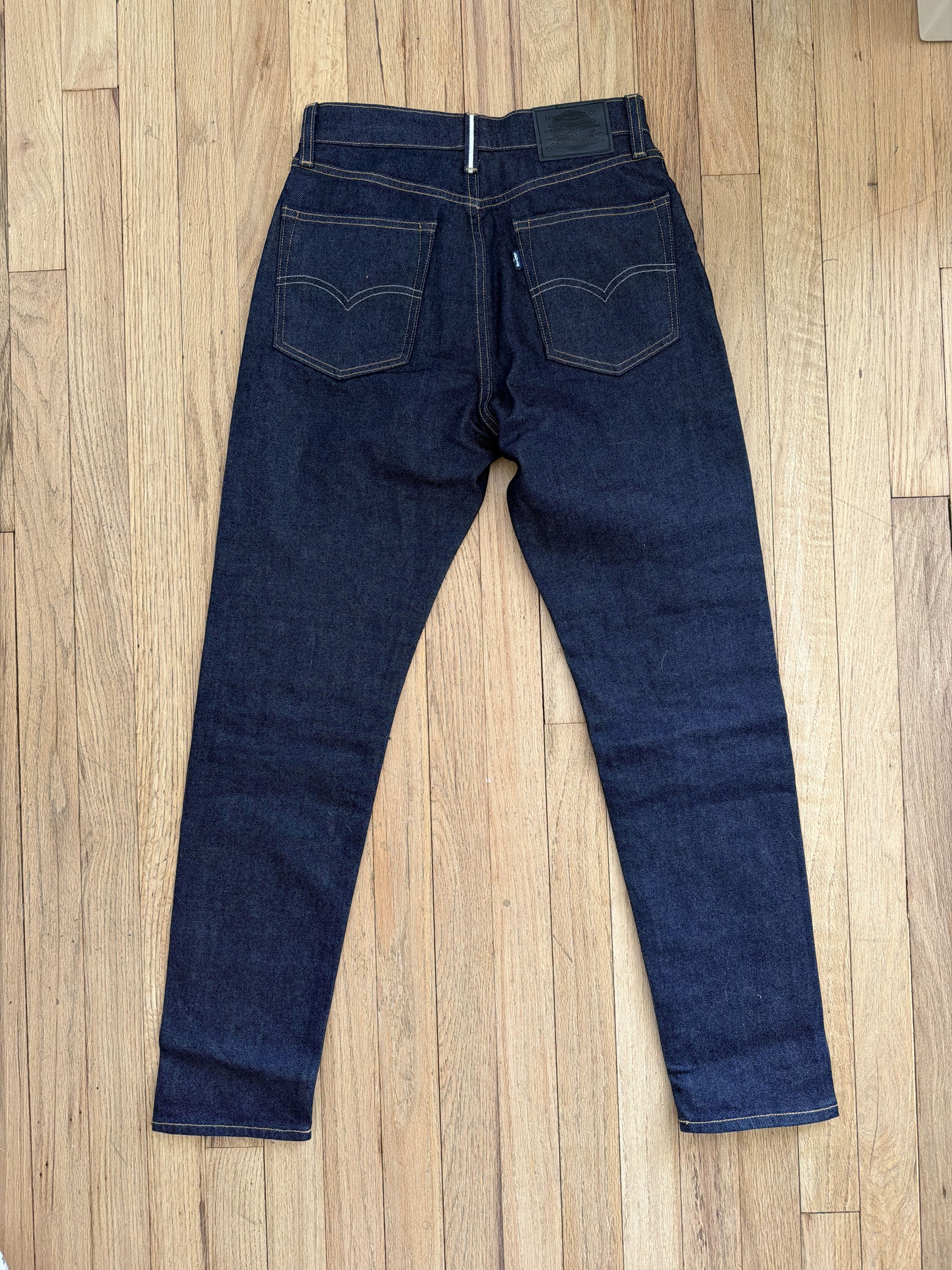 Levi's Levi‘s Blue Tag Japanese Selvedge High-Rise Slim Fit Size 26" / US 2 / IT 38 - 4 Thumbnail