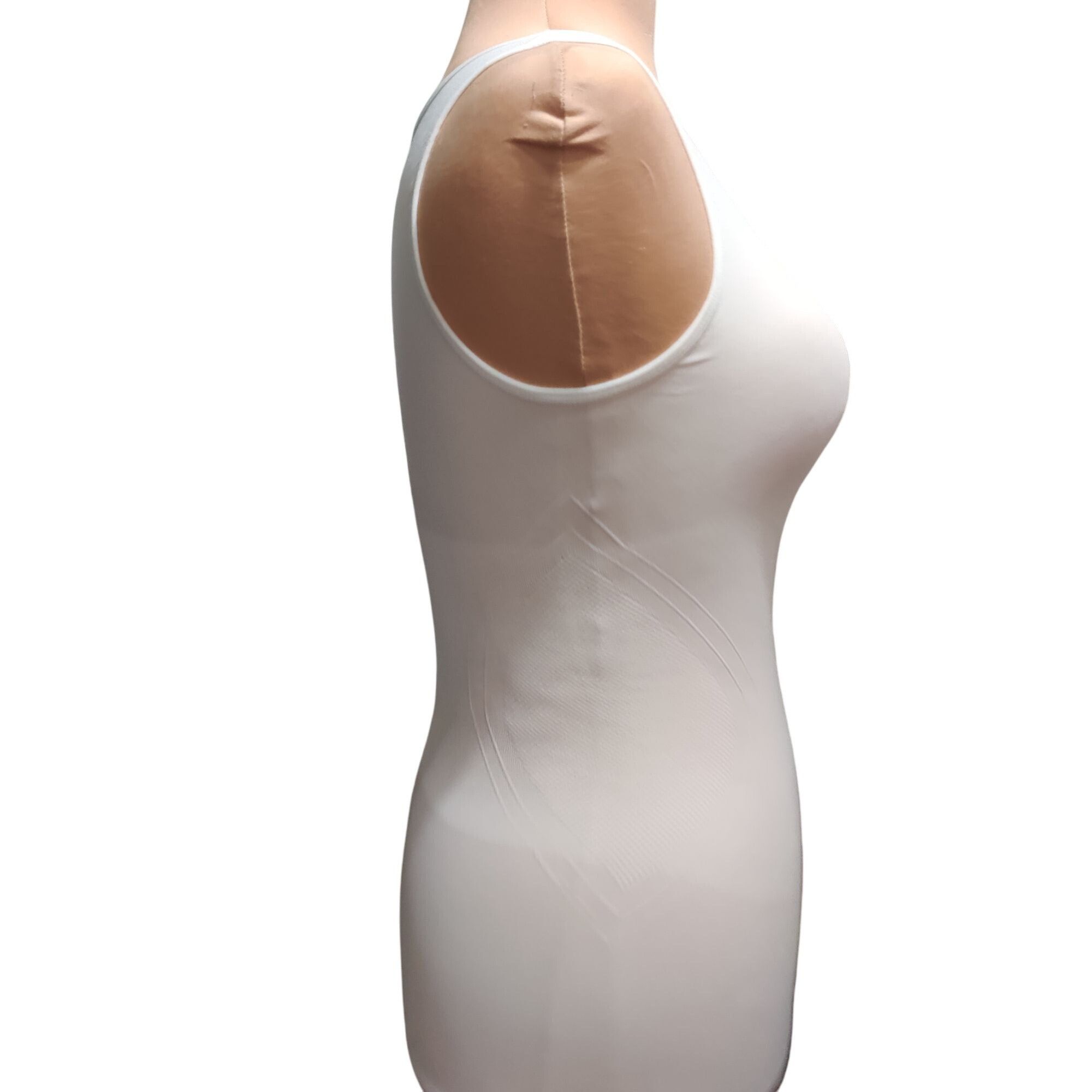Other Skinnygirl L Womens Tank Top White Seamless Shapewear Compre Size ONE SIZE - 9 Thumbnail