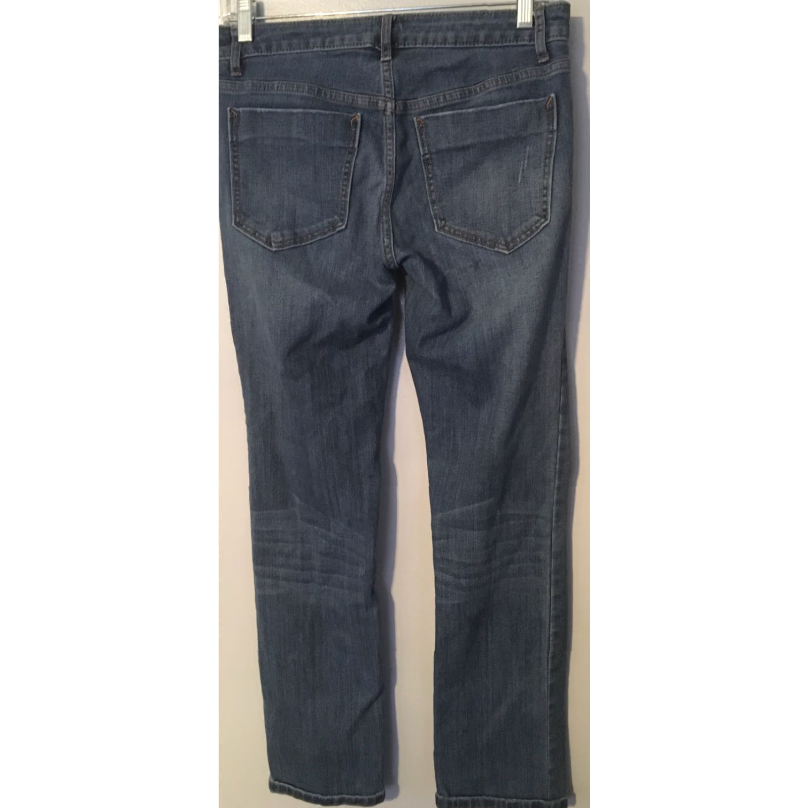 Vintage Simply Vera Vera Wang Jeans Women's Size 4 Blue Cotton Blend Denim Straight Leg Comfort Regular Size 27" / US 4 / IT 40 - 4 Thumbnail