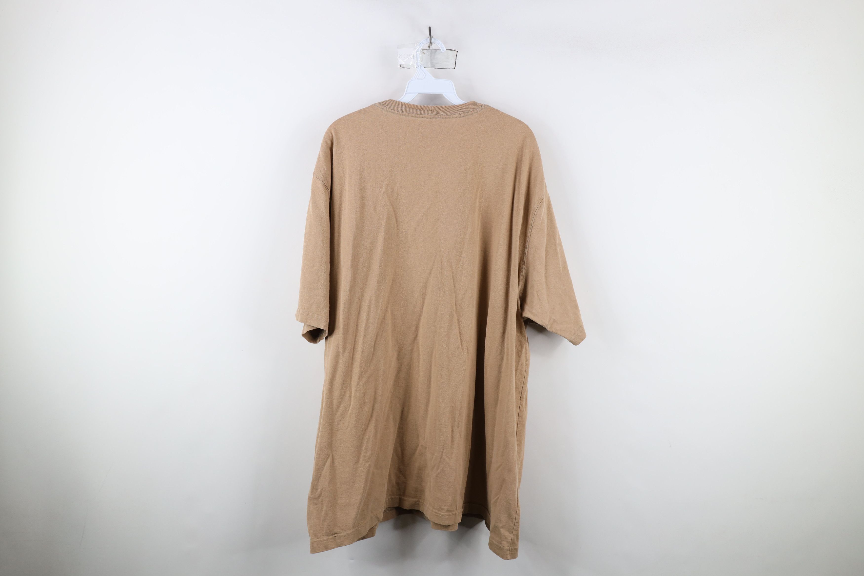 Carhartt × Vintage Vintage Y2K Carhartt Spell Heavy Cotton Pocket T-Shirt Khaki Size US XXL / EU 58 / 5 - 13 Thumbnail