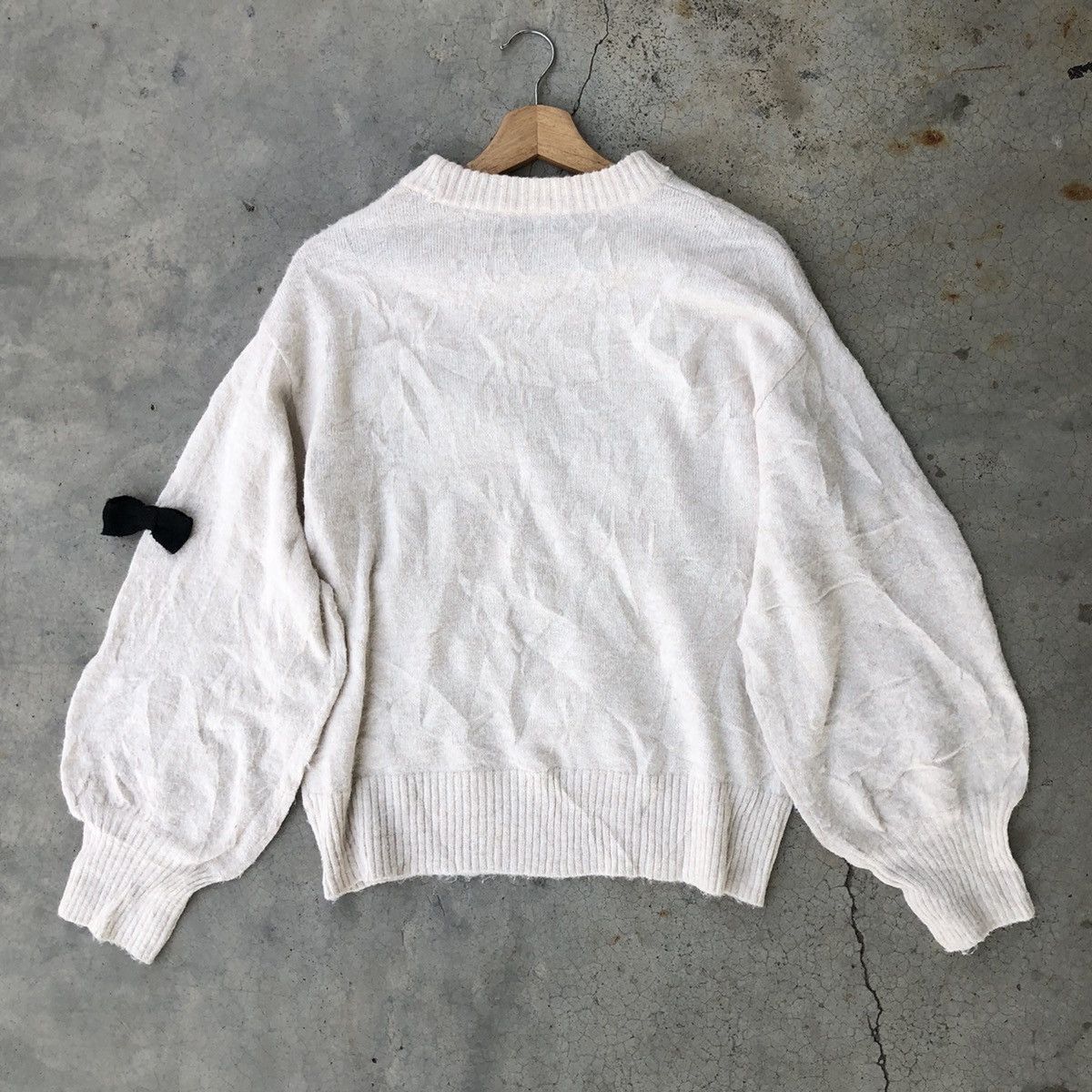 Designer × Vintage 🔴Japanesebrand Knitting Pullover Memeri Baggy Pattern Size US L / EU 52-54 / 3 - 9 Thumbnail