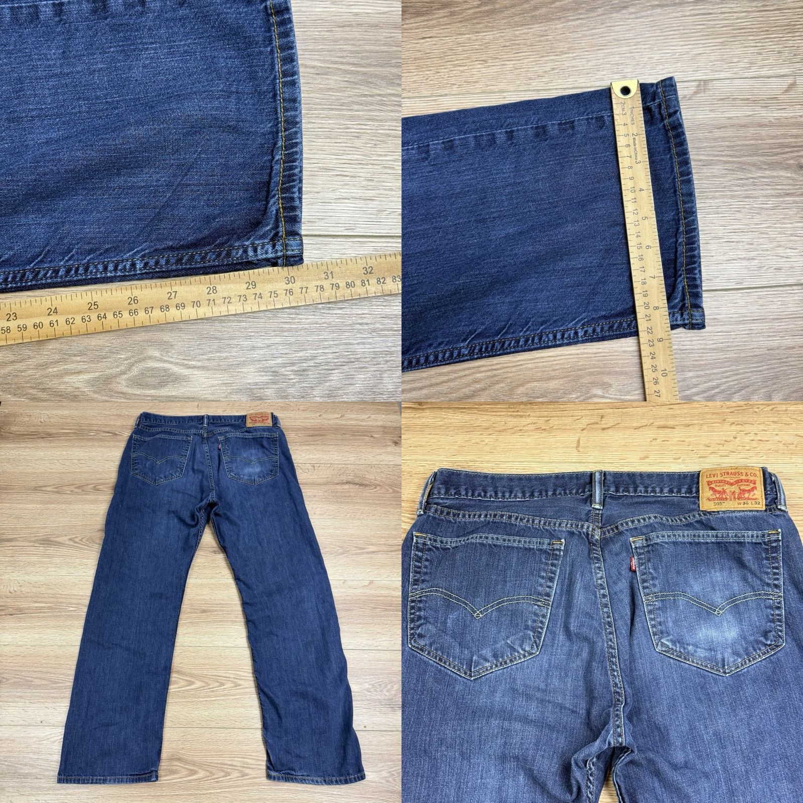 Levi's **Levi's 505 Men's Medium Washed Blue Straight Leg Jeans** User: Levi's 505 Men's Medium Washed Blue Straight Leg Jeans Size US 36 / EU 52 - 8 Thumbnail