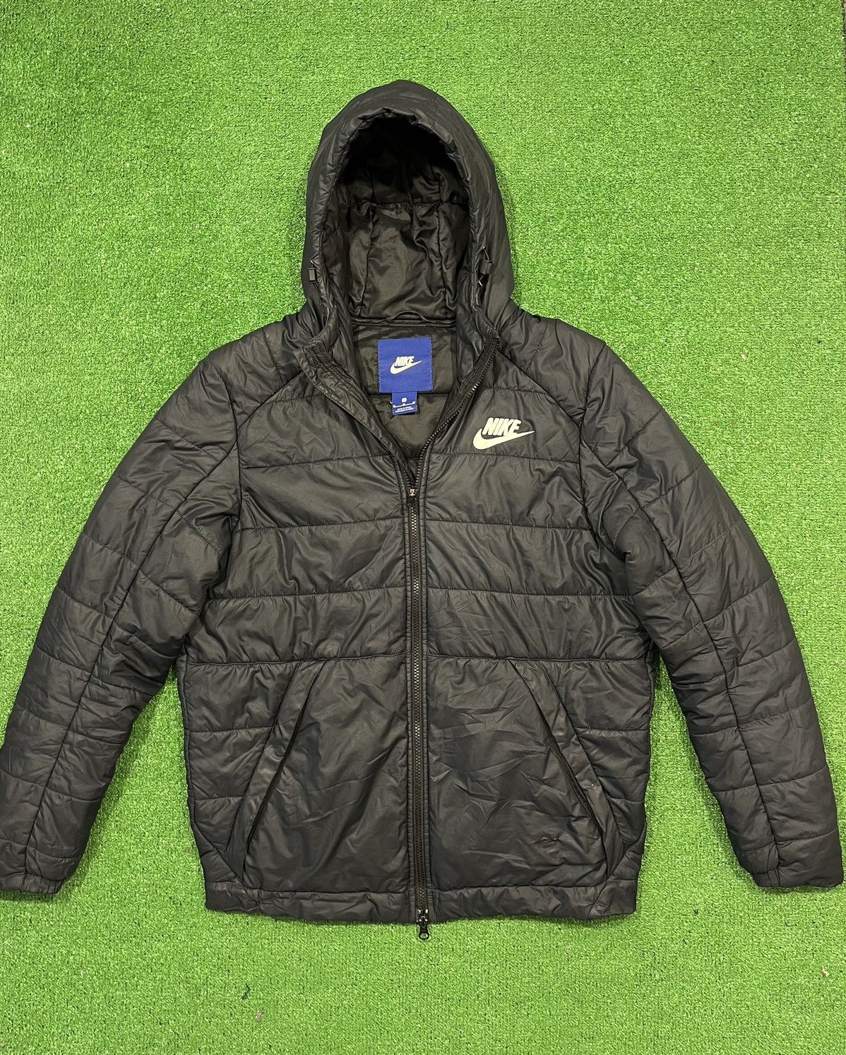 Nike Nike Black Puffer Hood Jacket | Grailed