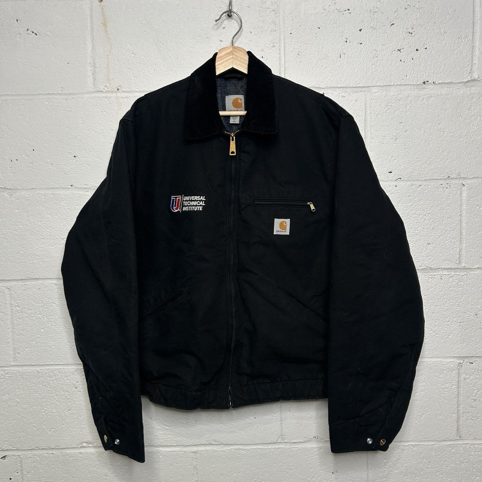 Carhartt Carhartt Blanket-Lined Detroit Jacket “Black” J001-BLK Size US L / EU 52-54 / 3 - 1 Thumbnail