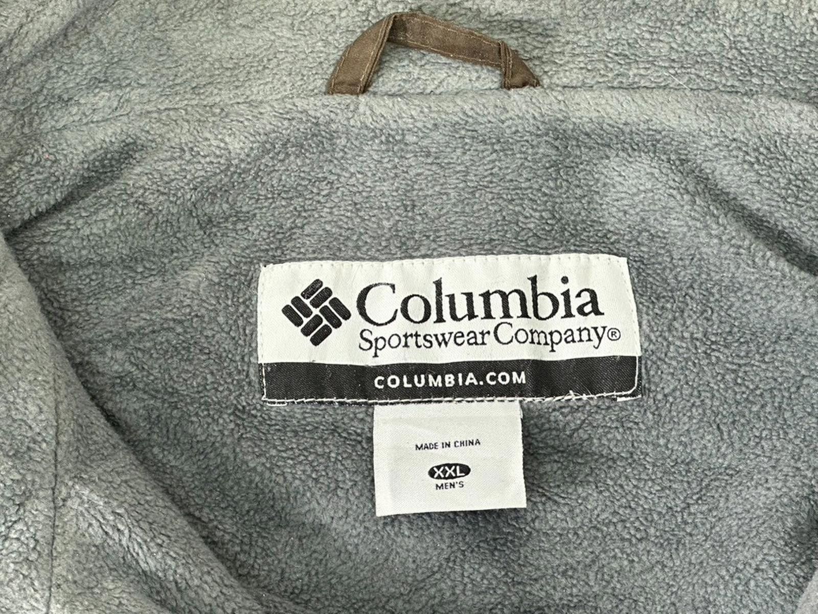 Columbia Columbia Fleece Lined Full Zip Bomber Winter Coat Brown 2XL Size US XXL / EU 58 / 5 - 12 Thumbnail