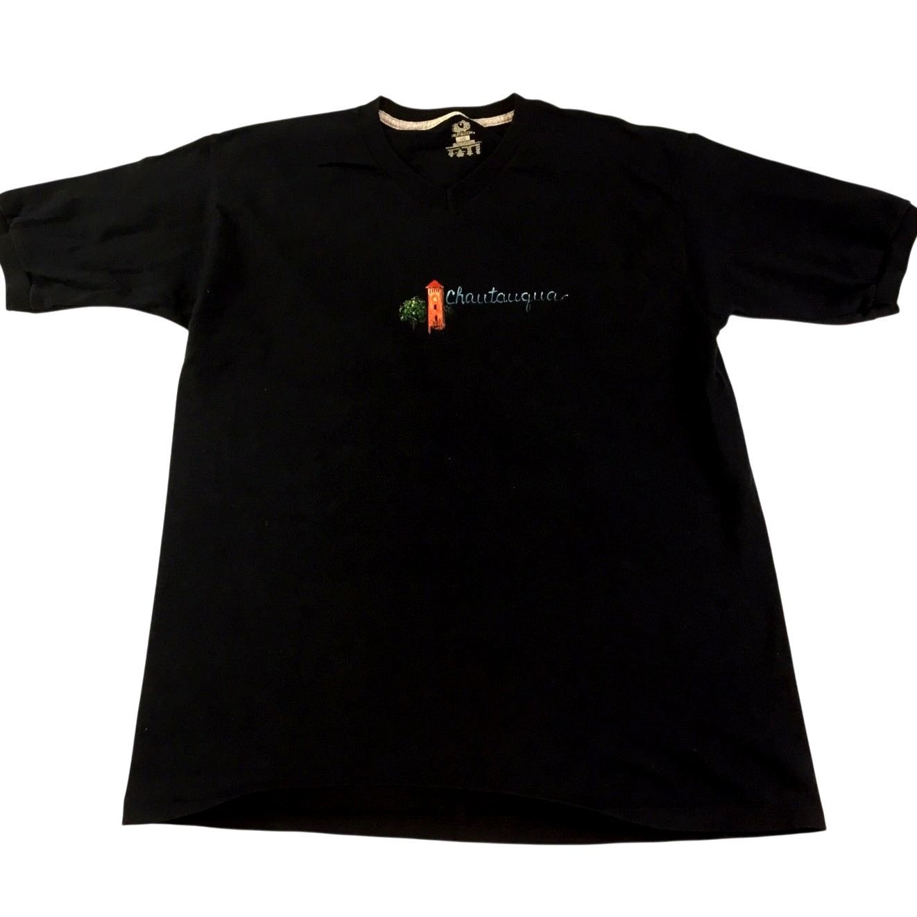 Fruit Of The Loom Chautauqua T-Shirt V-Neck Miller Bell Tower Size Large Size L / US 10 / IT 46 - 1 Thumbnail