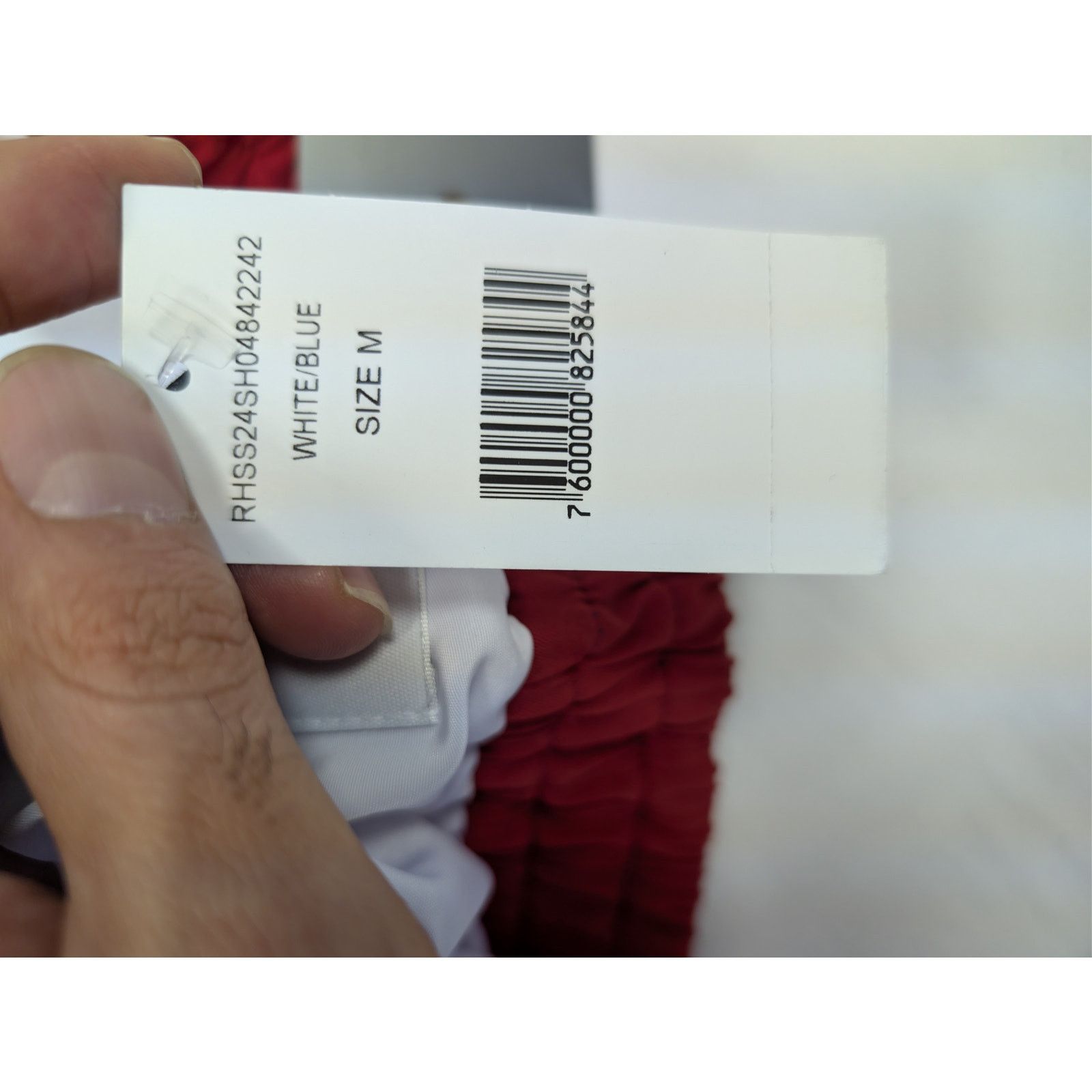 Rhude o1rshd1 CC20 Chevron Track Shorts in White/Blue/Red Size US 32 / EU 48 - 18 Thumbnail
