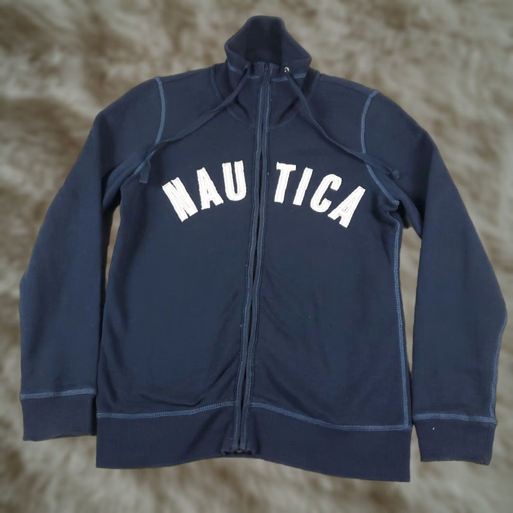Nautica Nautica Jacket Mens Size Small Blue Knit Casual Full Zip Up Sweater * Size US S / EU 44-46 / 1 - 1 Thumbnail