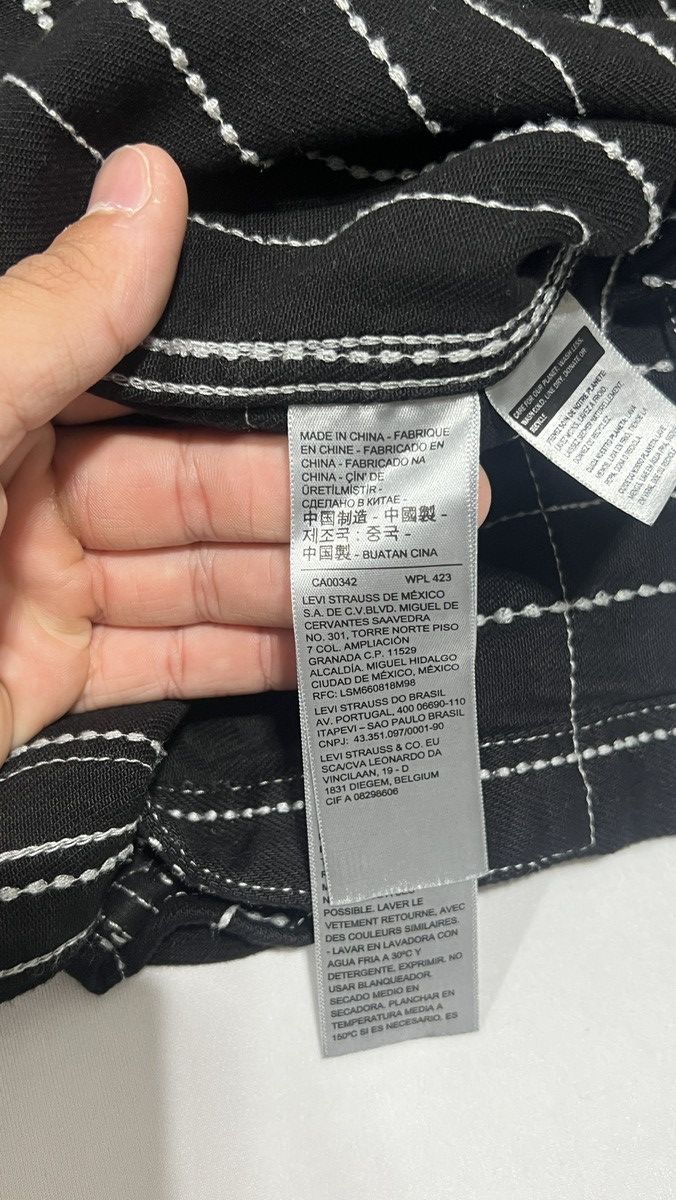 DENIM TEARS × Levi's Denim Tears Peace Patchwork Western Black Shirt Size US L / EU 52-54 / 3 - 6 Thumbnail