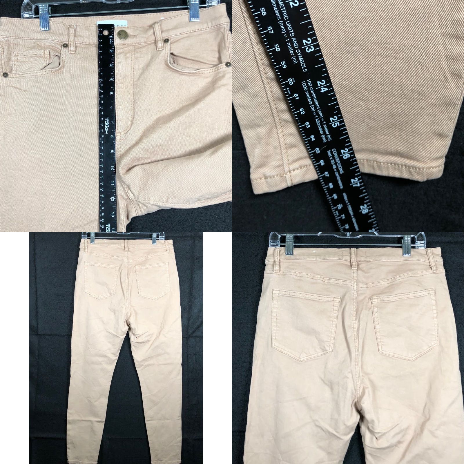 Loft **LOFT Tan High Rise Skinny Jeans Women's 12/31** User: **LOFT Tan High Rise Skinny Jeans Women's 12/31** Size 34" / US 12 / IT 48 - 8 Thumbnail