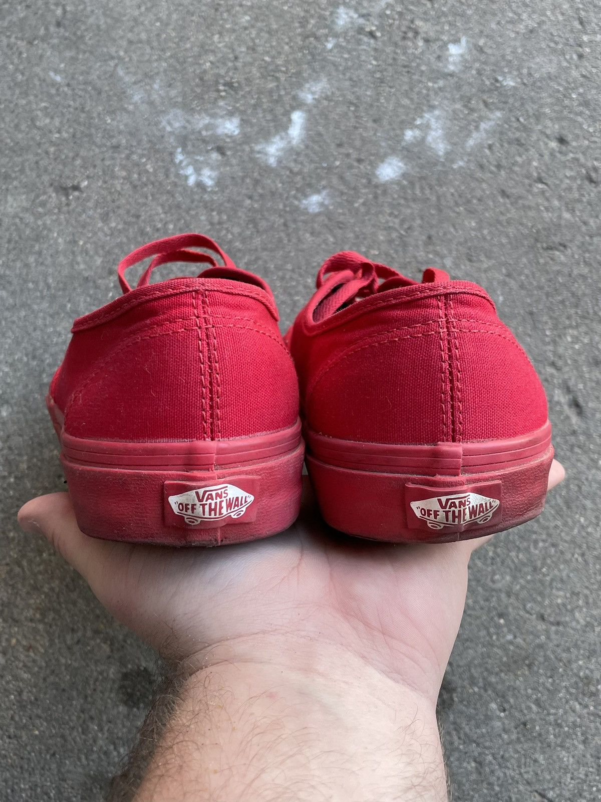 Vans Vans Authentic Skate Mens Size 10 Red Athletic Size US 10 / EU 43 - 11 Thumbnail