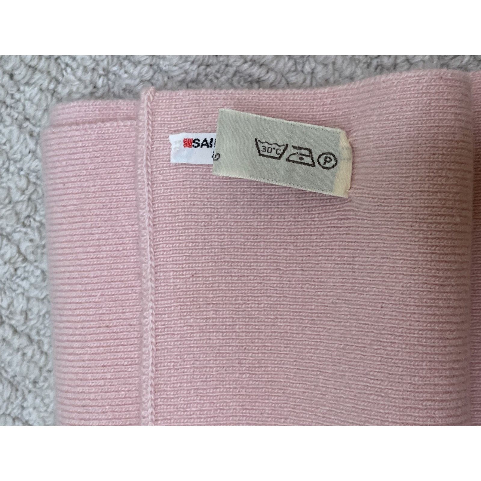 Yves Saint Laurent Vintage Saint Laurent Rive Gauche Pink Scarf Wrap Scotland Size ONE SIZE - 6 Thumbnail