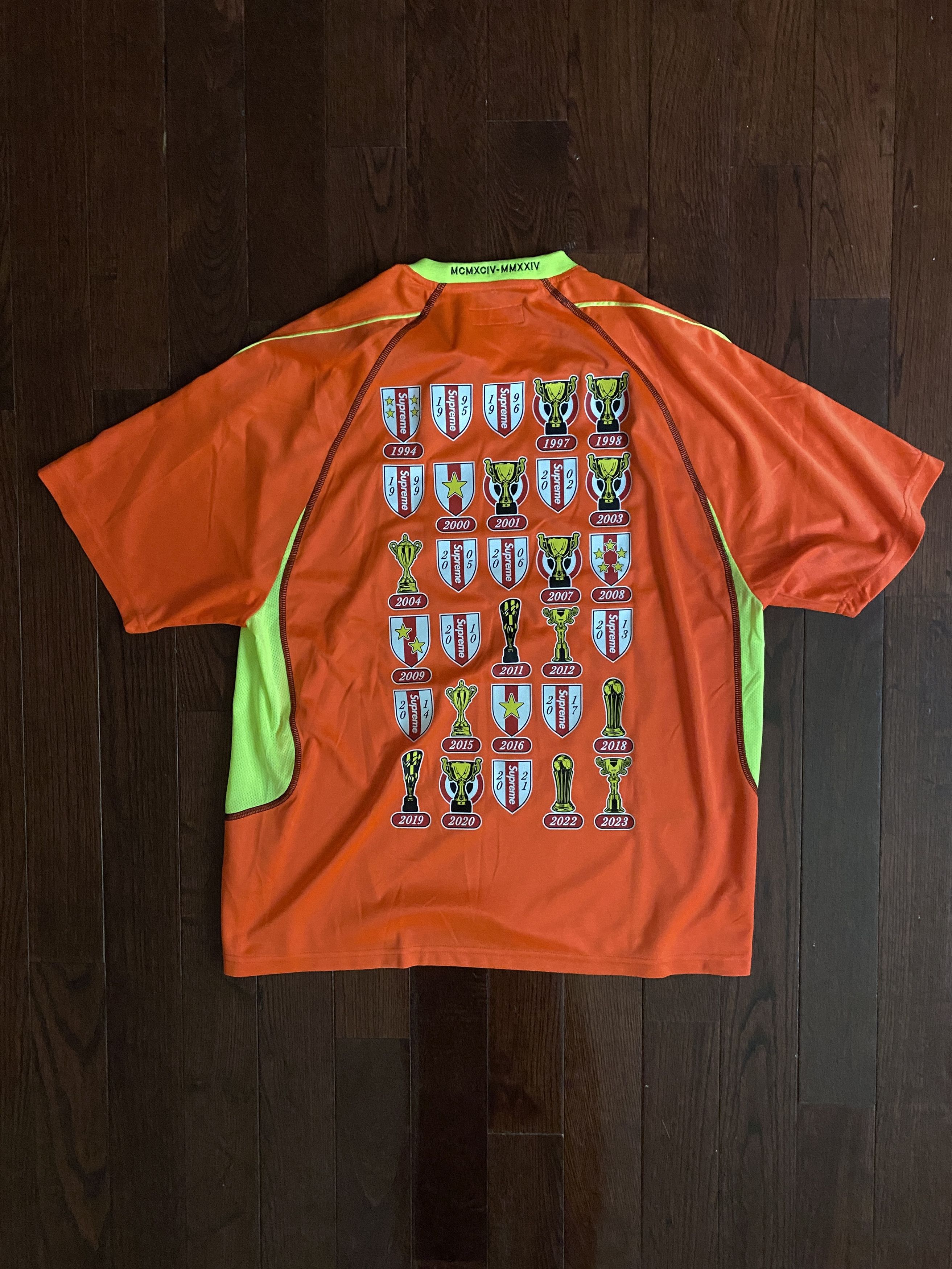 Supreme Jacquard Soccer Jersey SS24 Size US L / EU 52-54 / 3 - 2 Thumbnail